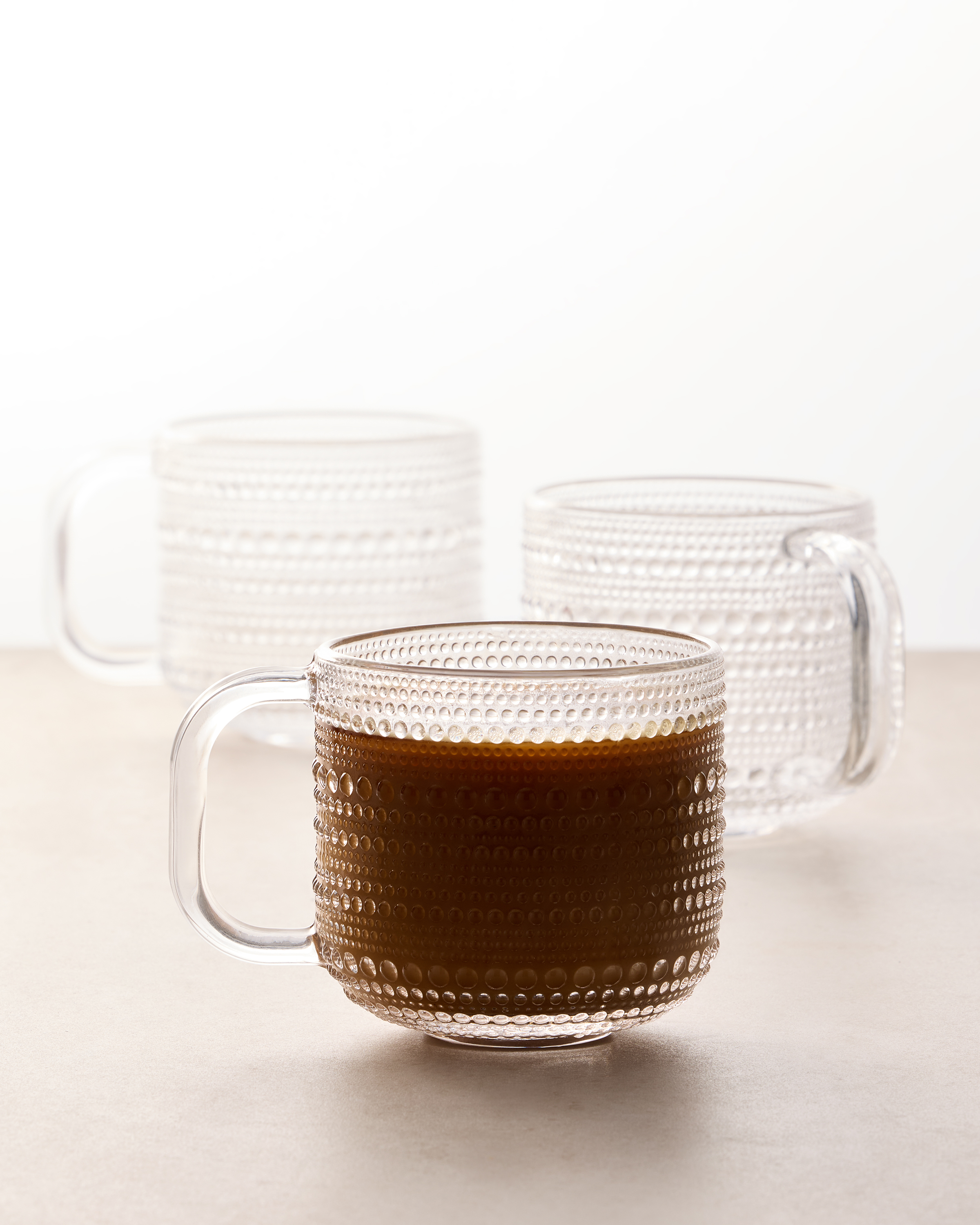Jupiter Glass Coffee Mug (Set of 6)