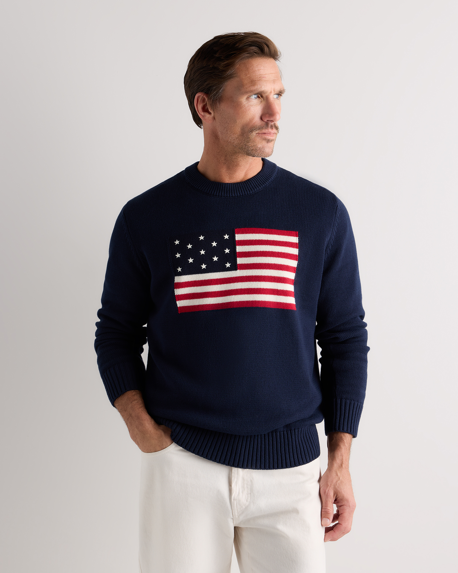Men's 100% Organic Cotton Flag Sweater