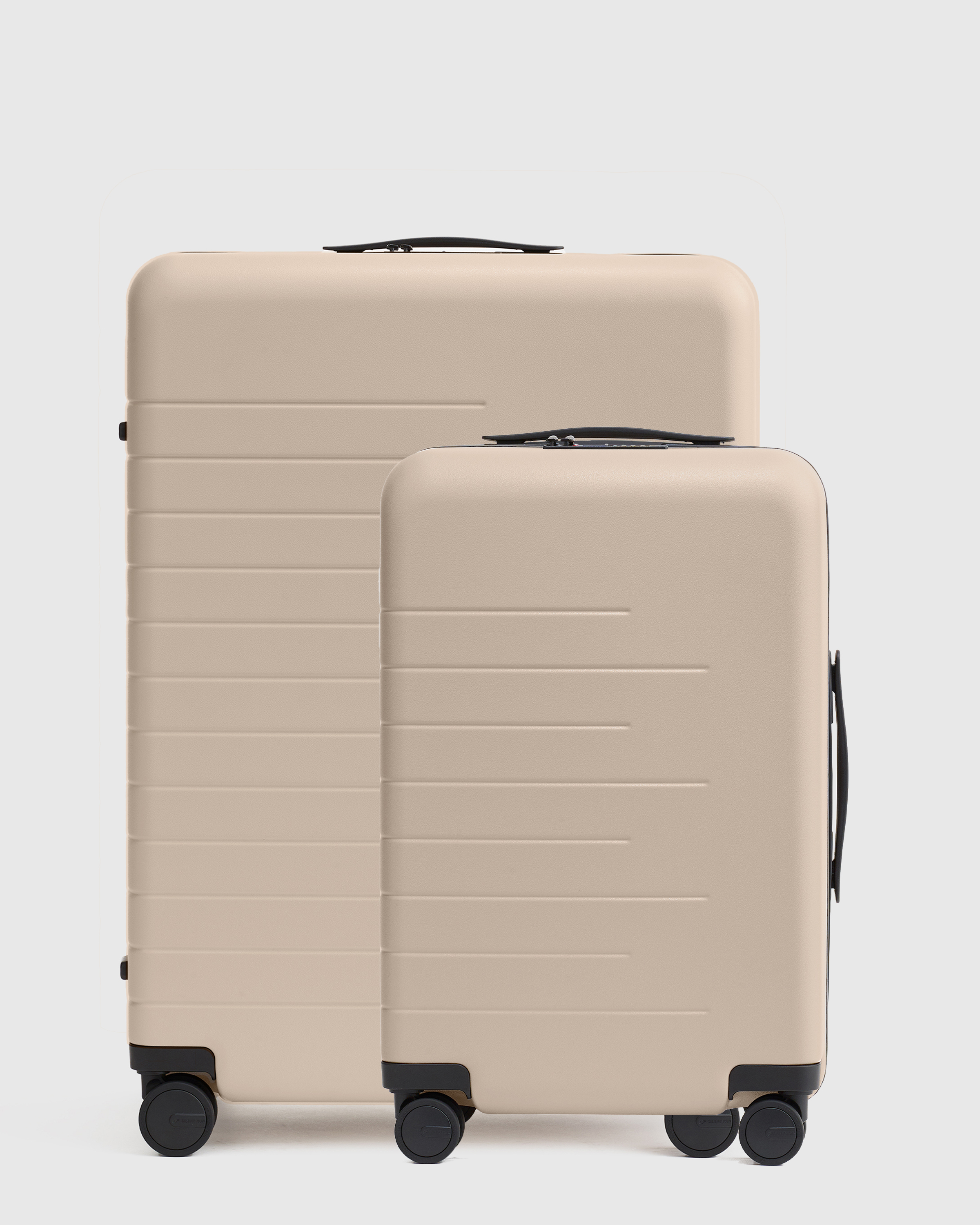 Expandable Carry-On & Medium Check-In Suitcase Bundle in Navy