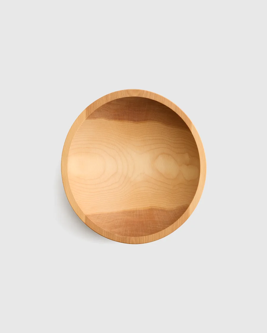 Beechwood Bowl 12in 0573