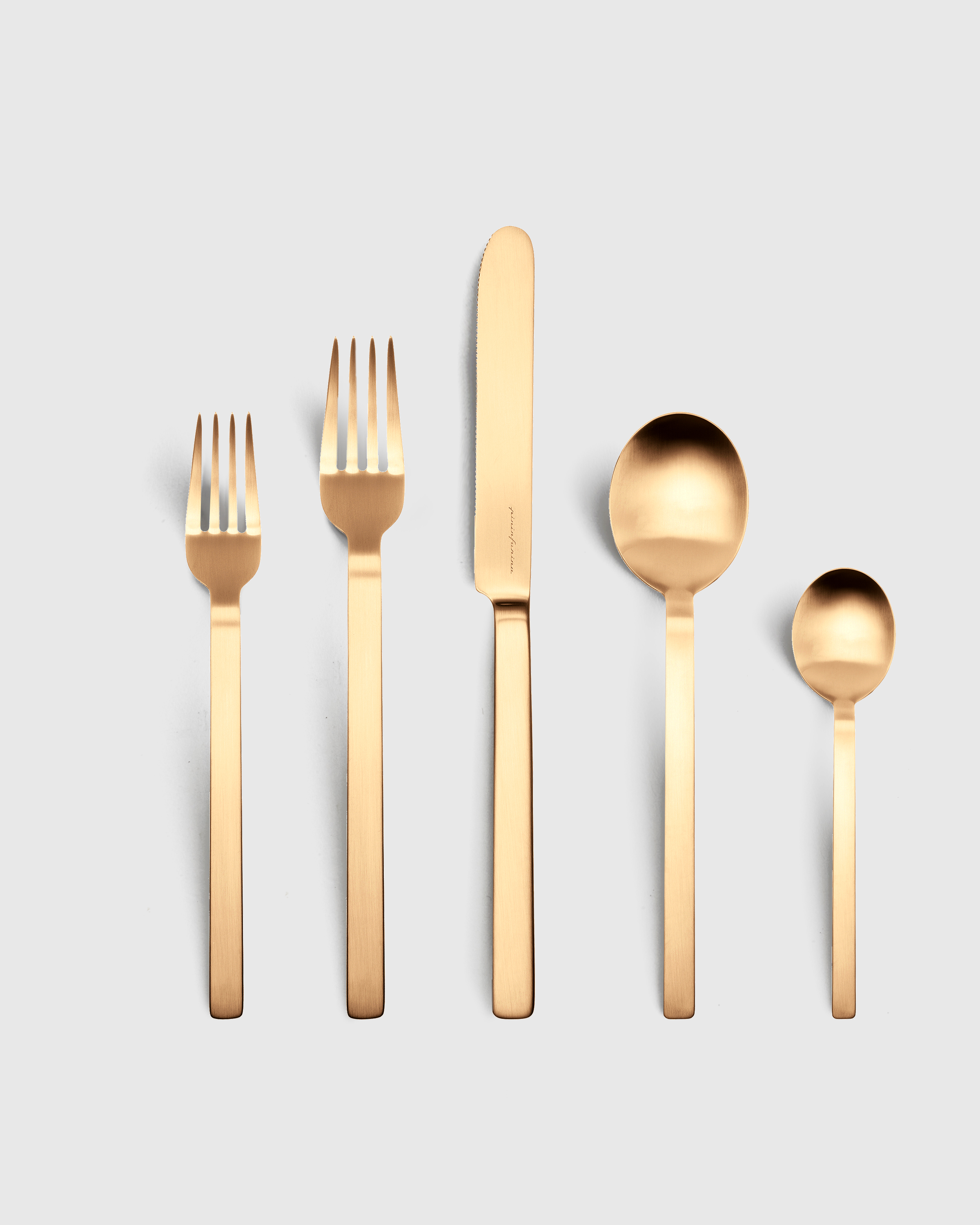 Quince Stile Flatware 20-pc Set In Brushed Gold