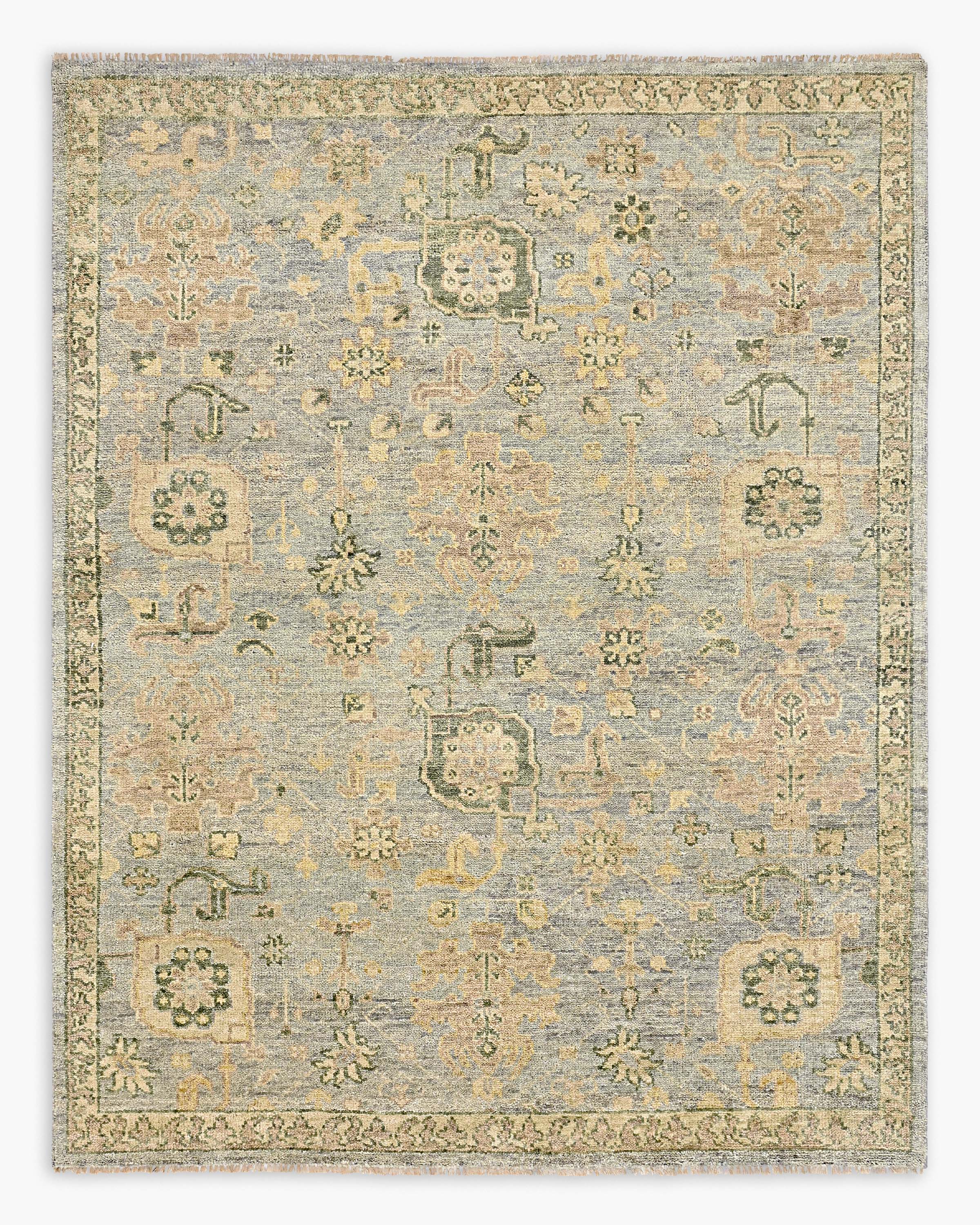 Quince Saoirse Hand-knotted Wool Rug In Tan