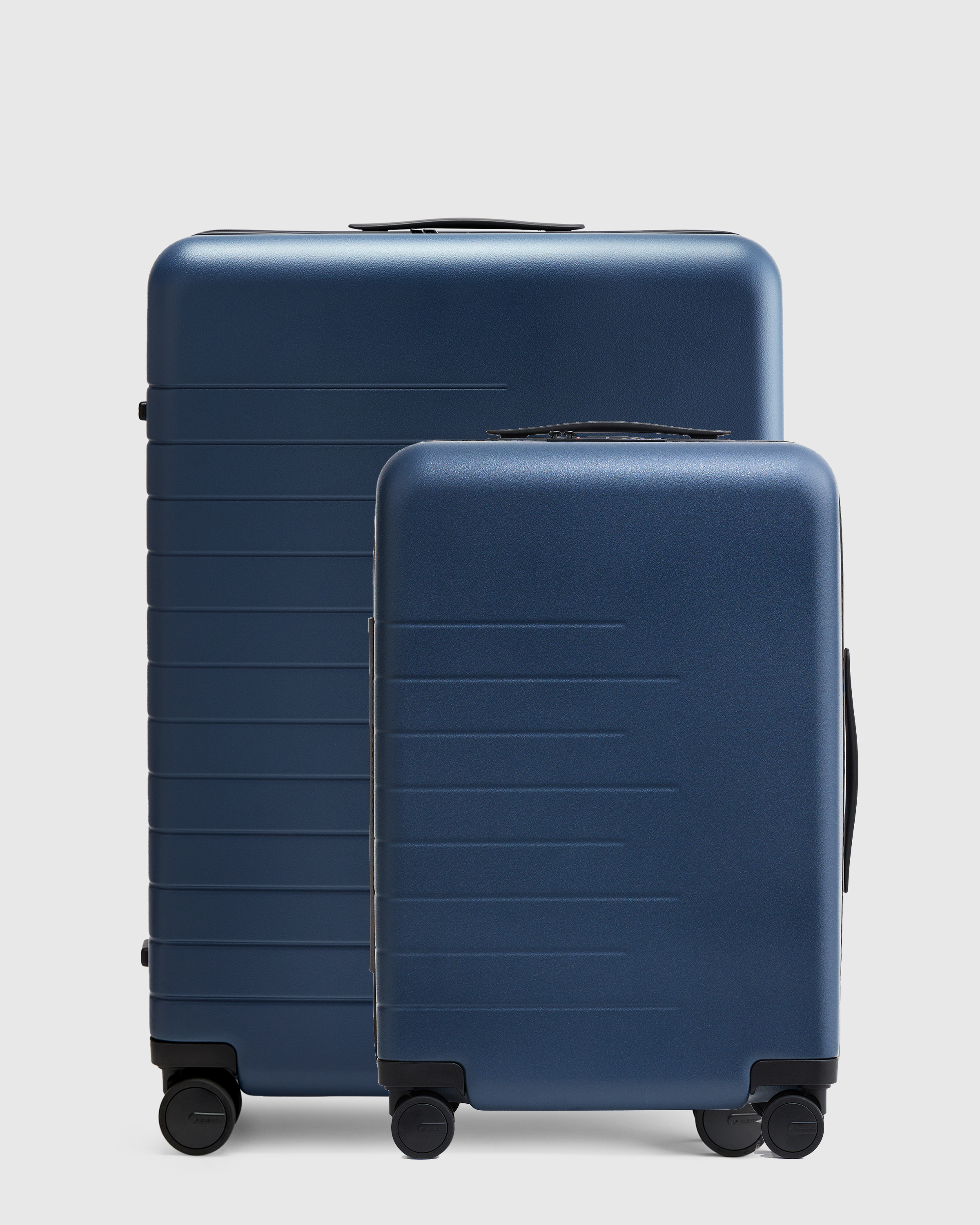 Expandable Carry-On & Large Check-In Suitcase Set in Tan