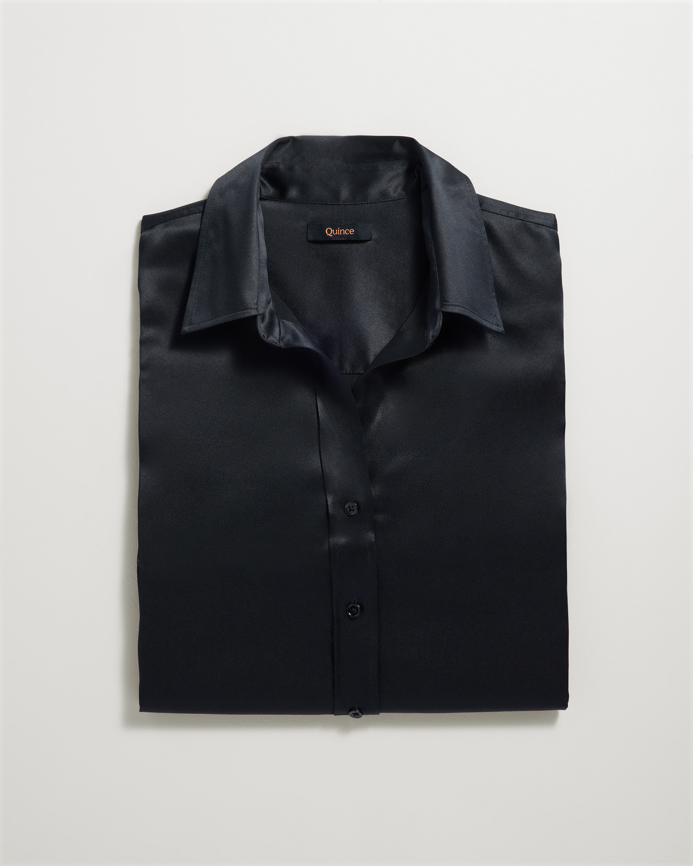 100% Washable Silk Three-Quarter Sleeve Shirt