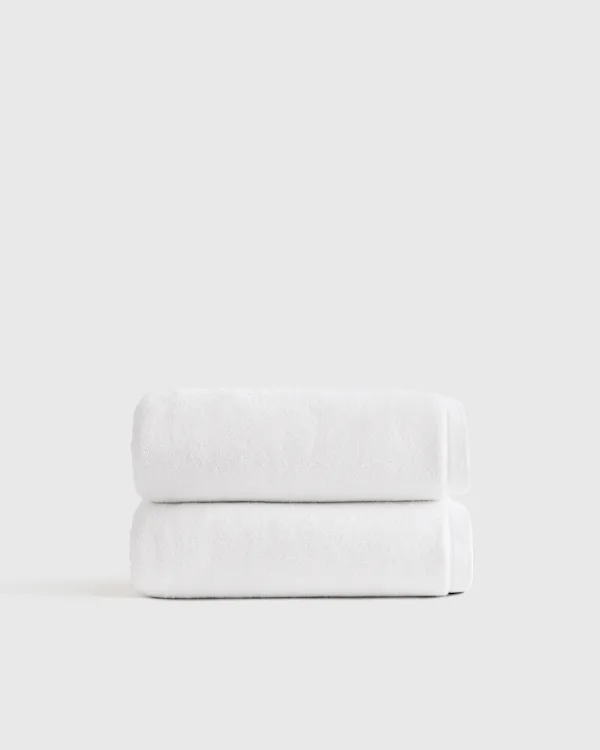 Plush Organic Turkish Cotton Bath Towel (Set of 2)