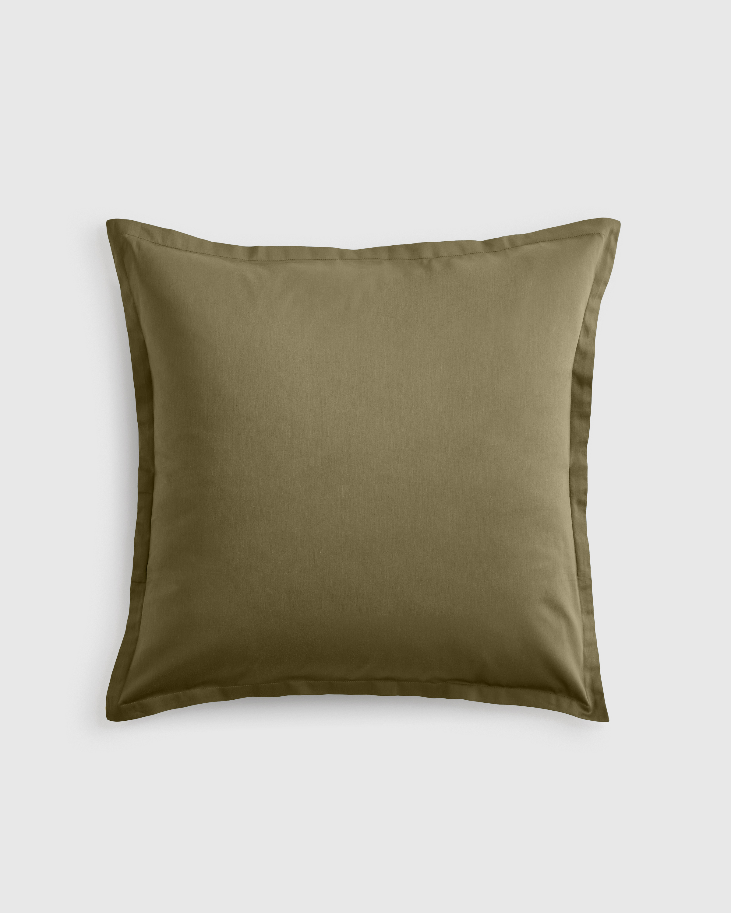 Luxury Organic Sateen Euro Sham in Aloe