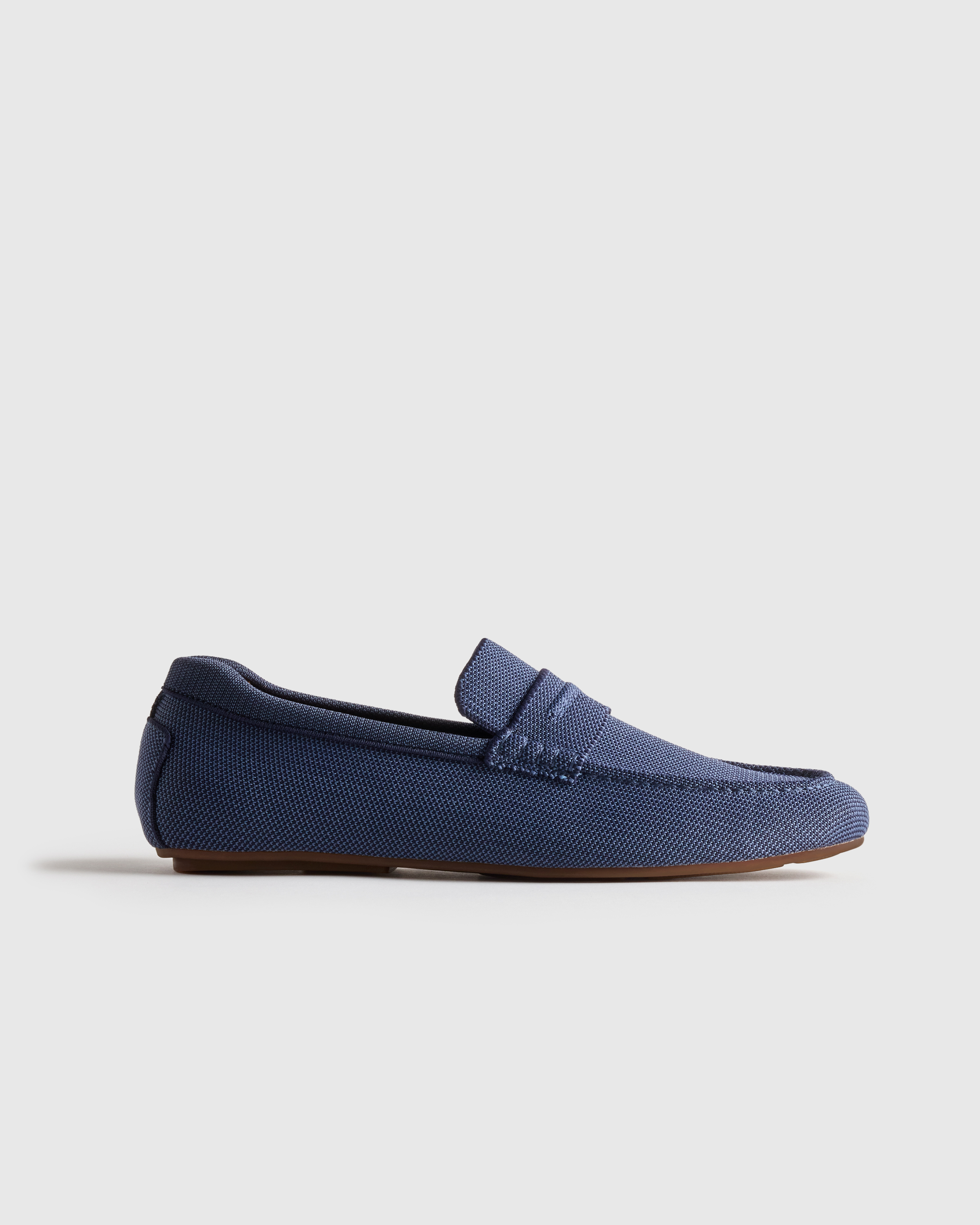 マロン15500 Recycled Knit Driving Loafer in Dark Chocolate