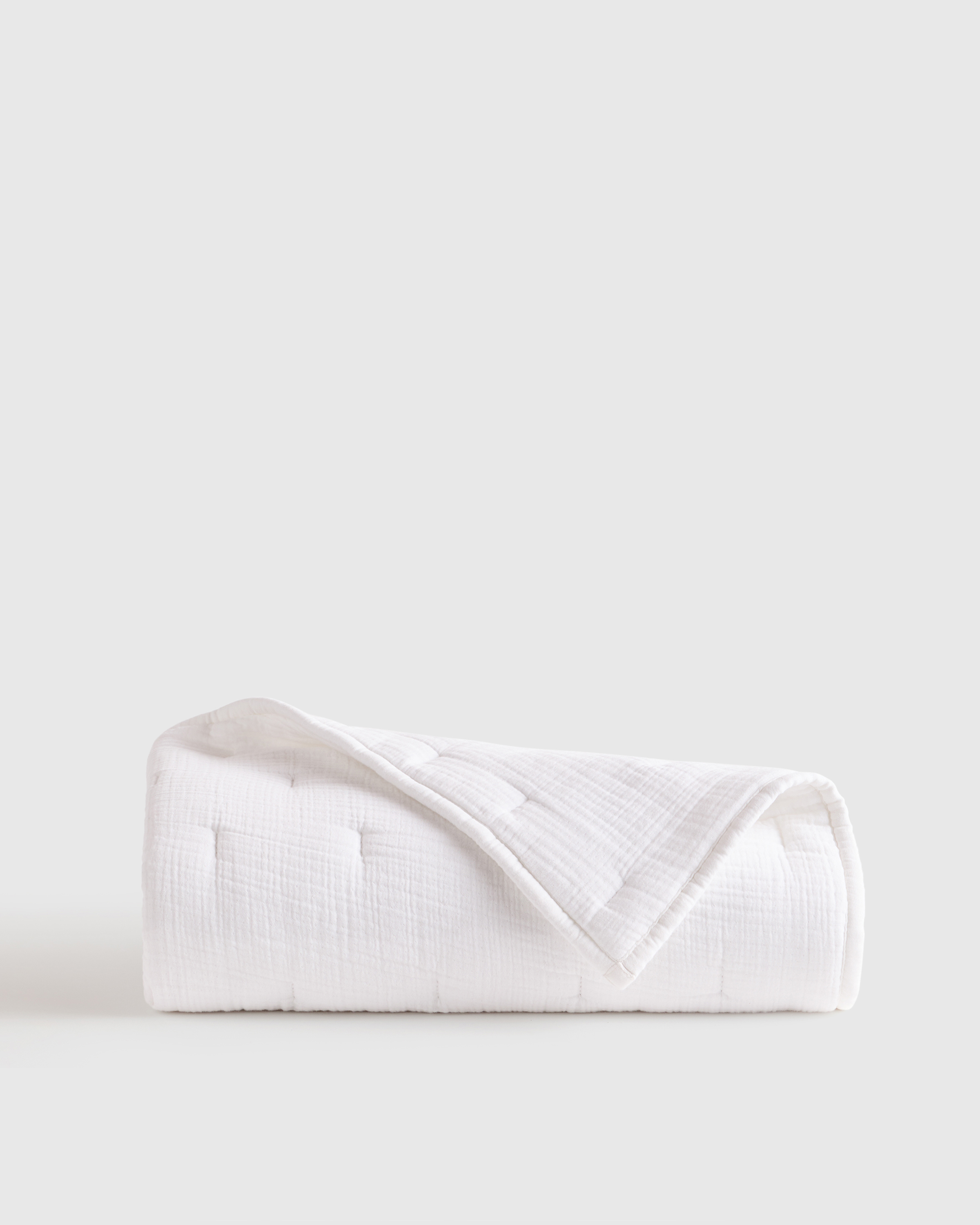 Organic Airy Gauze Toddler Quilt in Fig