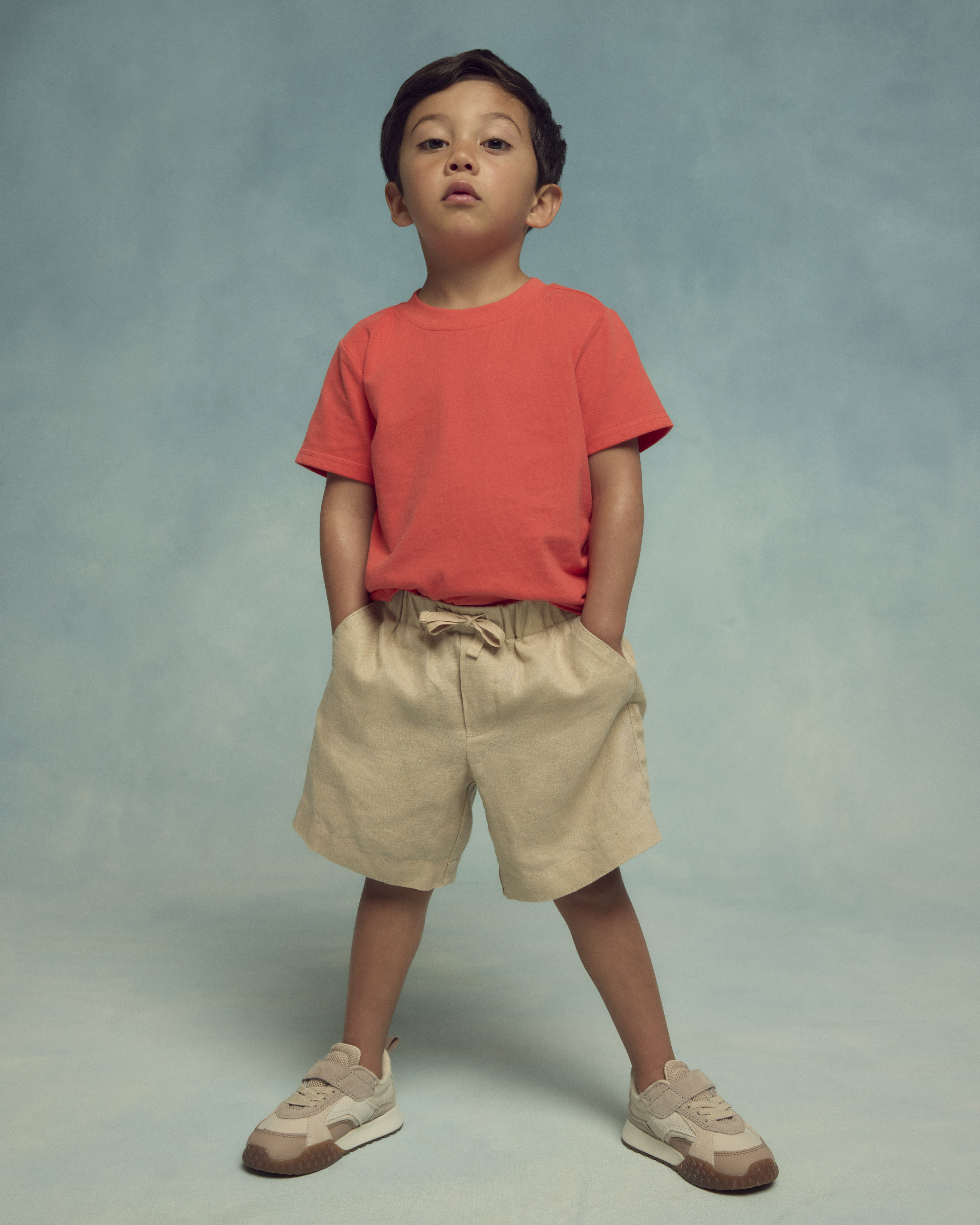 100% European Linen Pull-On Shorts - thumbnail 4