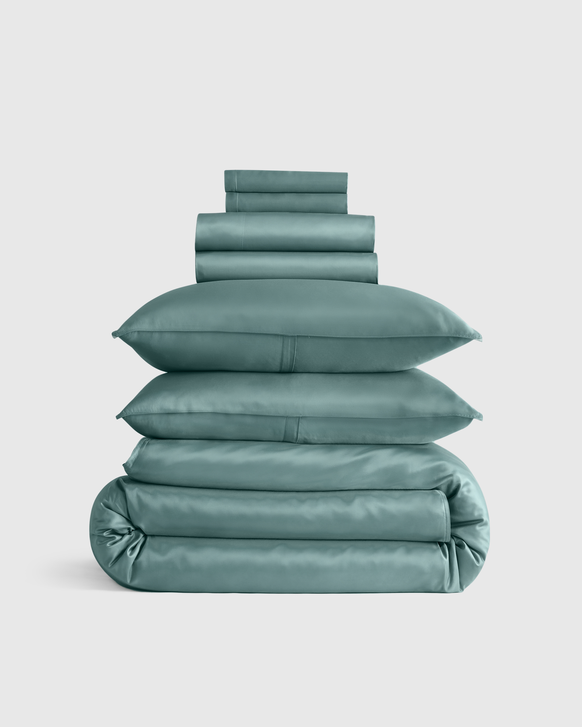 Bamboo Deluxe Bedding Bundle in Tailored Stripe Nightfall