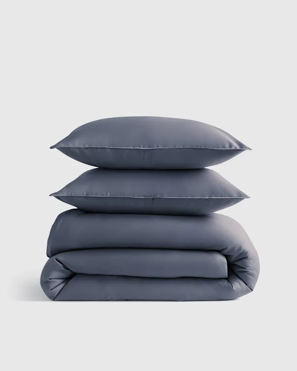 Organic Cotton Sateen Comforter Set