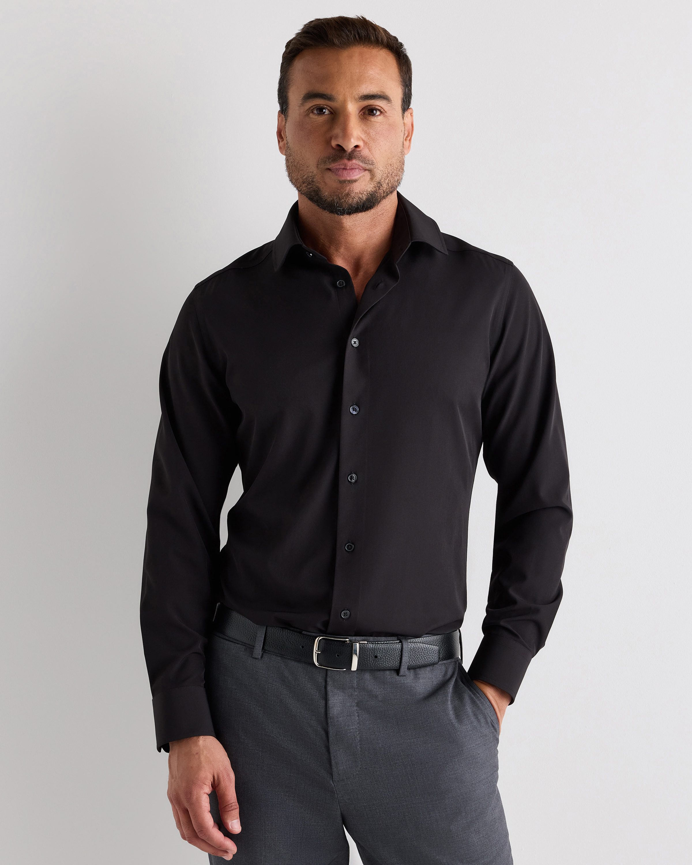 Performance Stretch Wrinkle-Free Slim Dress Shirt		 		 		