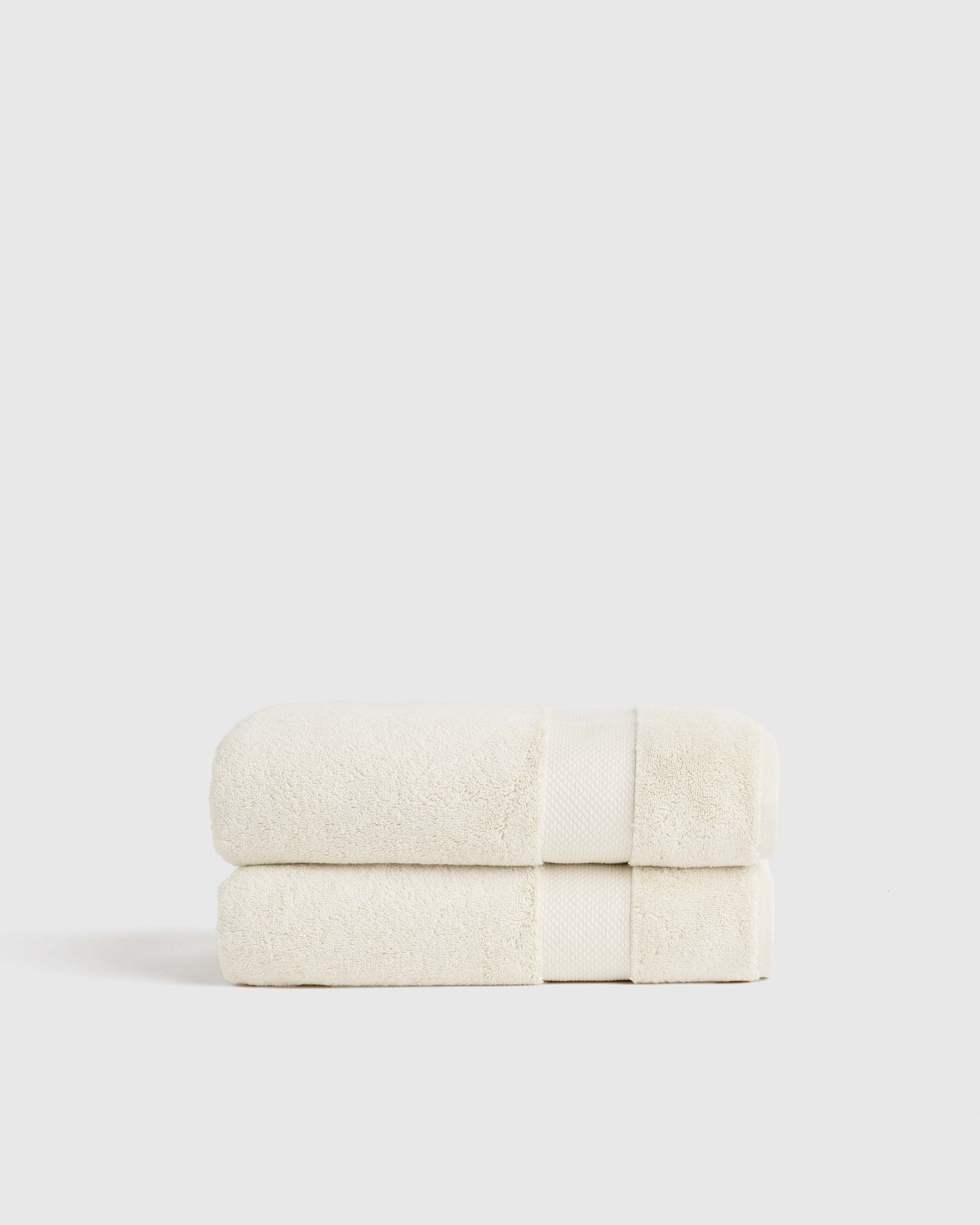Quince Ultra Plush Bath Towel In Ivory