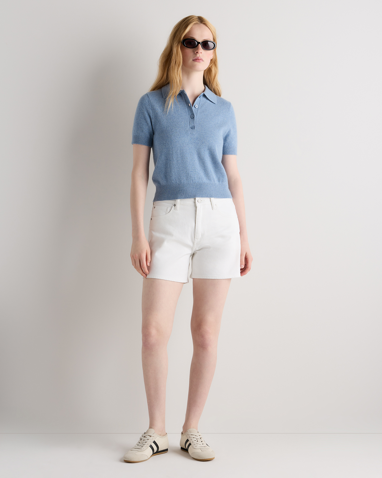 mMongolian Cashmere Short Sleeve Polo 2