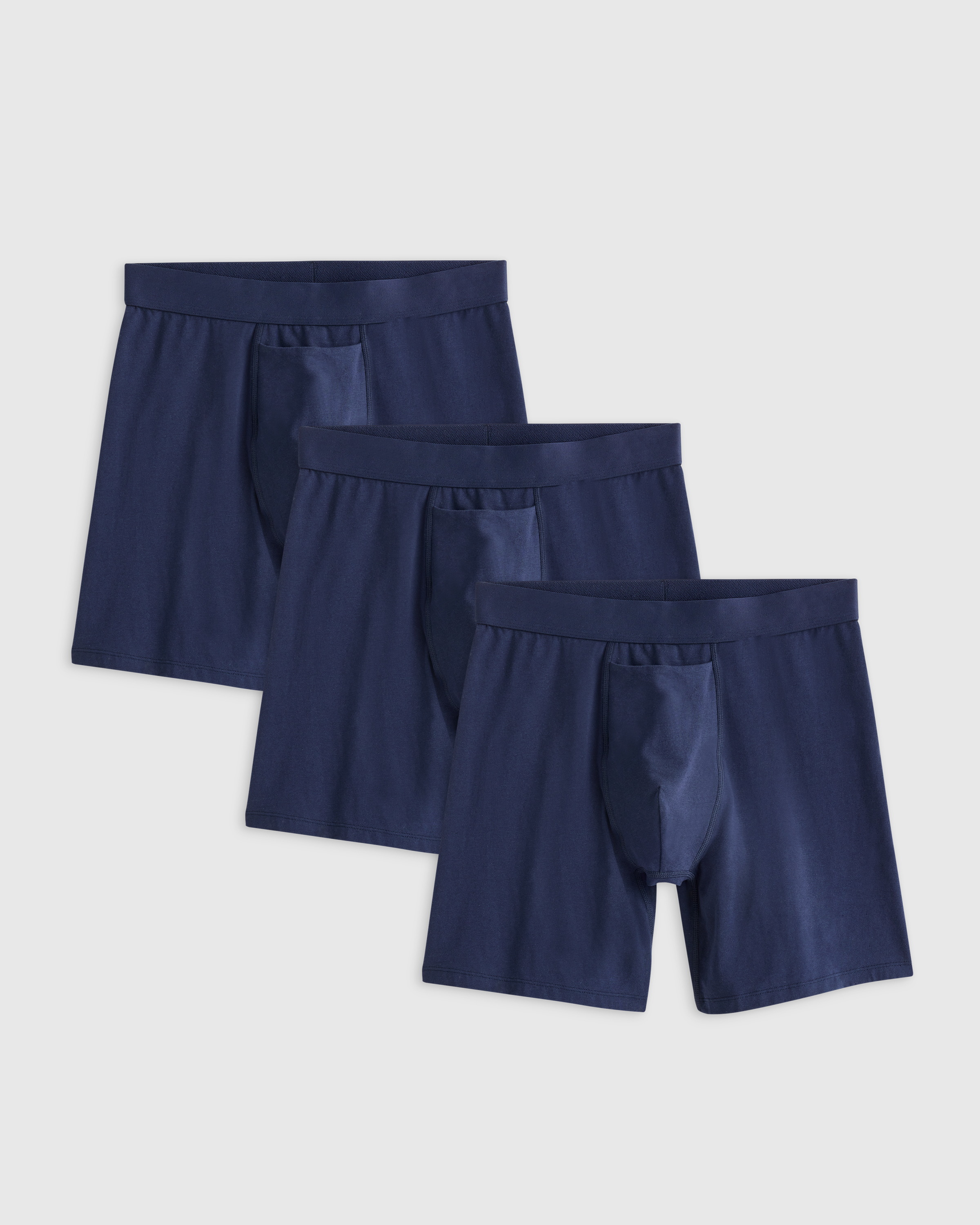 Organic Cotton 6'' Boxer Brief (3-pack) | Quince Canada