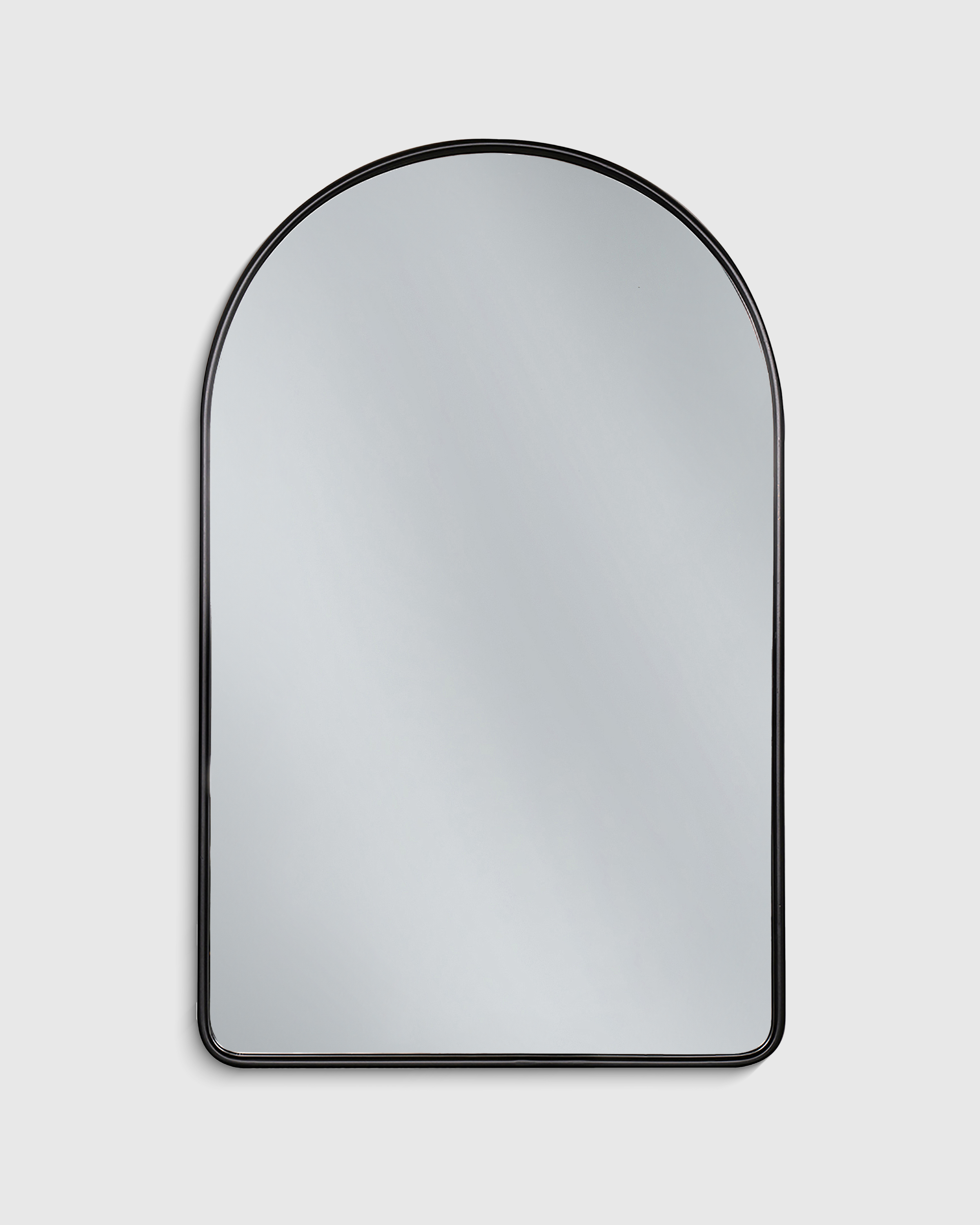 Arched Metal Framed Wall Mirror