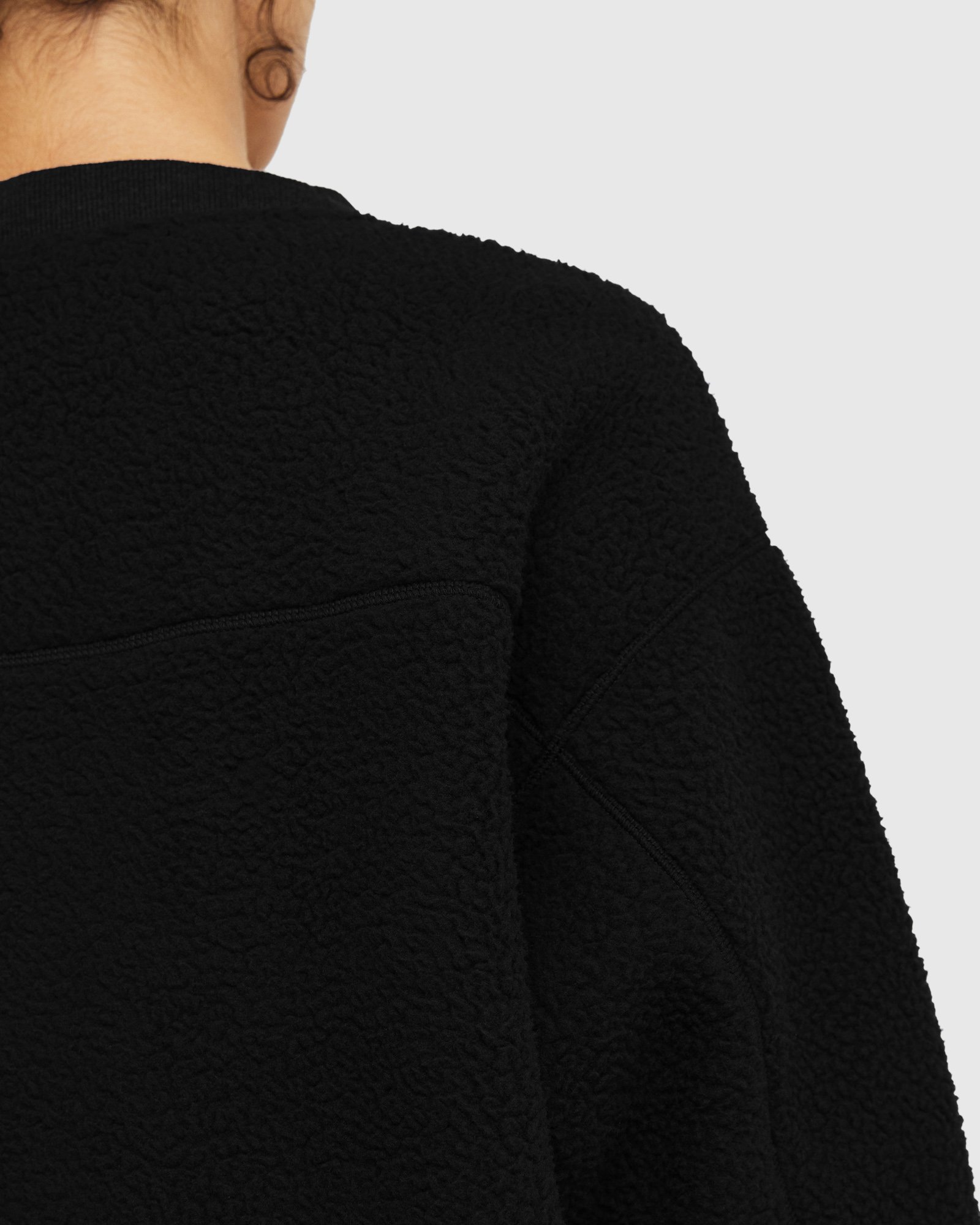 sherpa crewneck sweatshirt