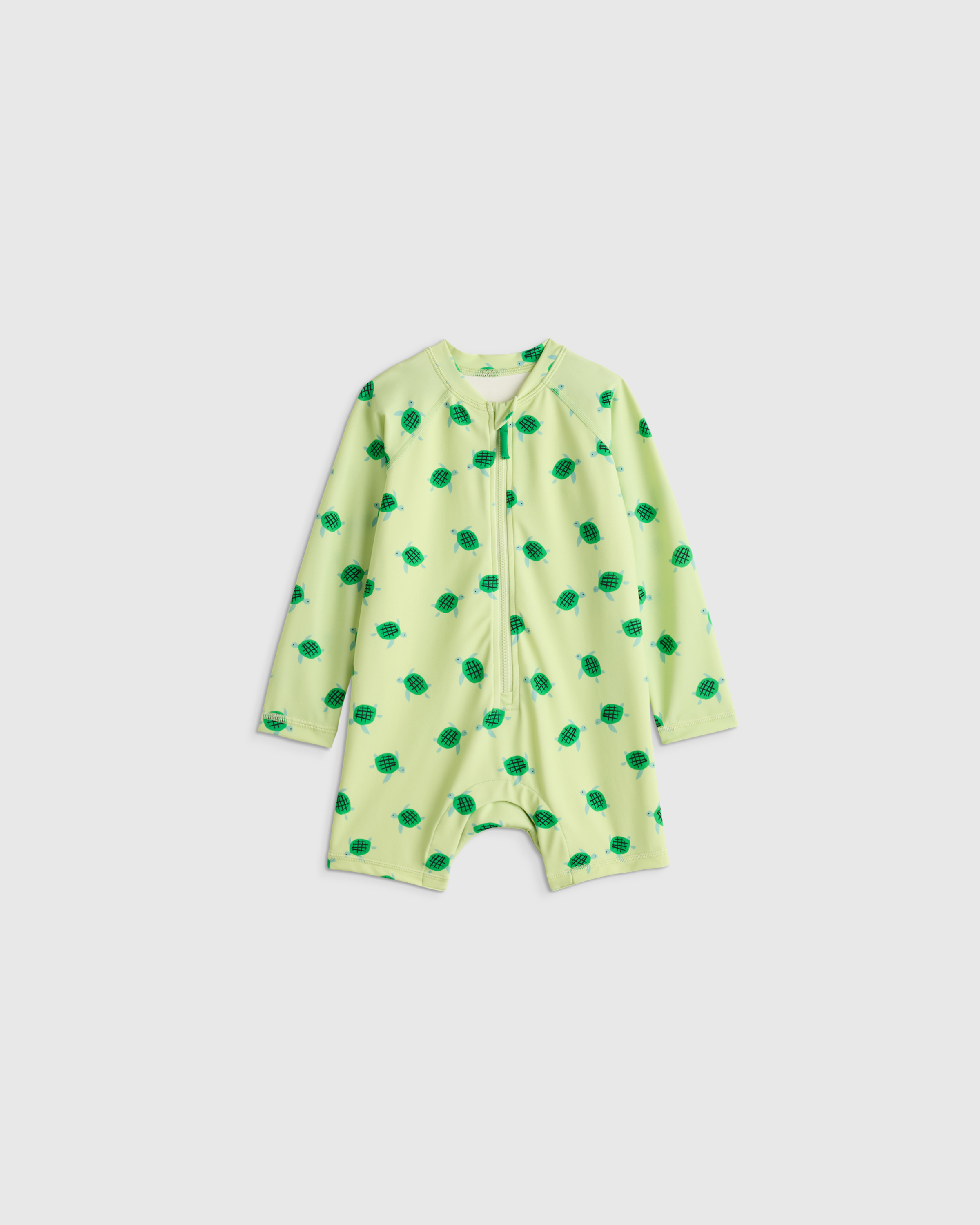 Long Sleeve Zip-Up Rash Guard One-Piece - Toddler - thumbnail 4