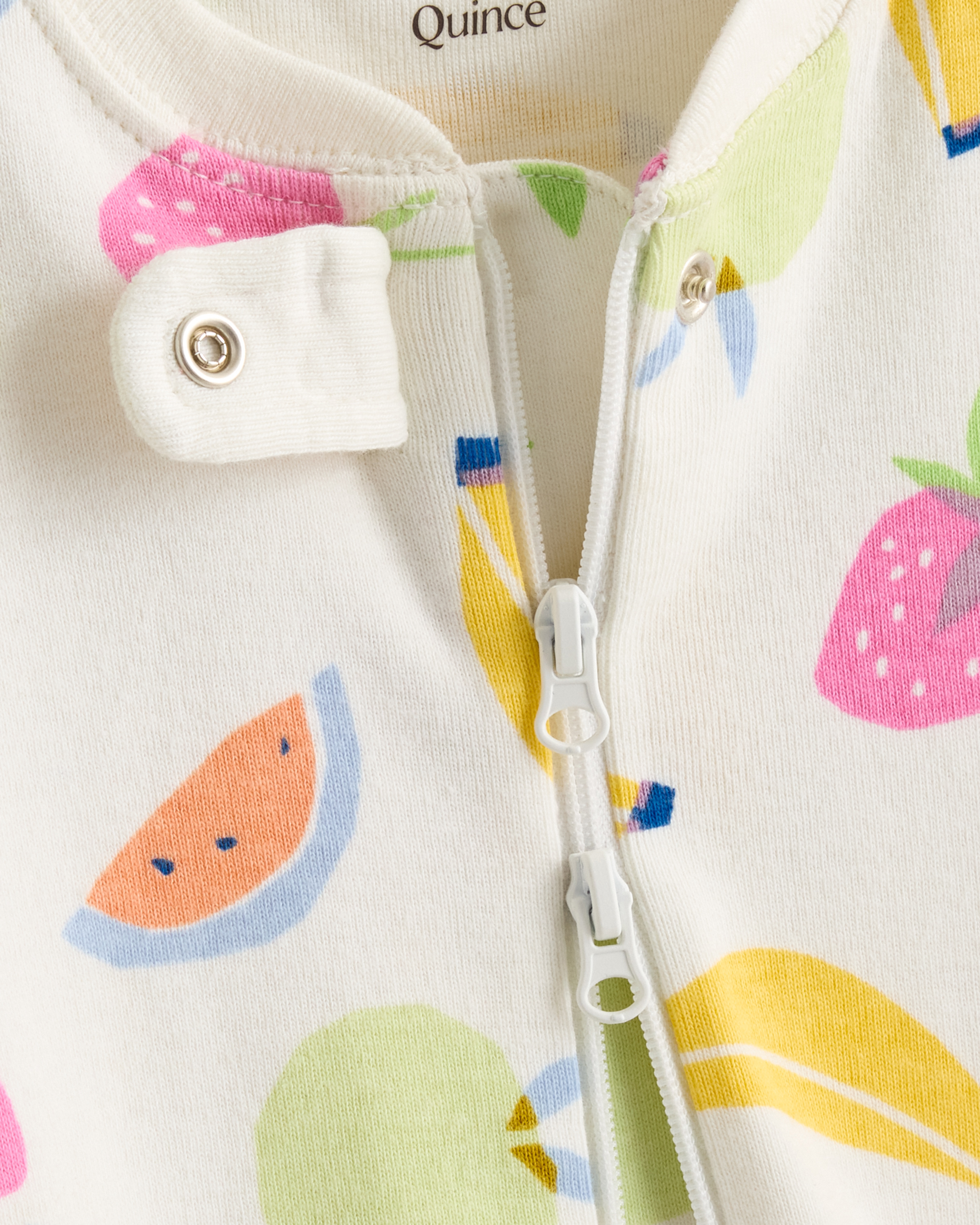 100% Organic Cotton Shortie Onesie Pajama - thumbnail 6