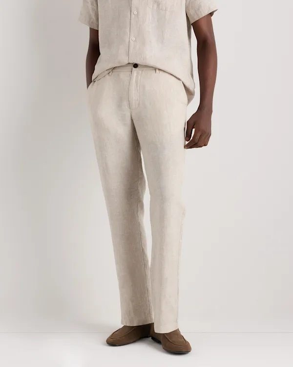 100% European Linen Trousers