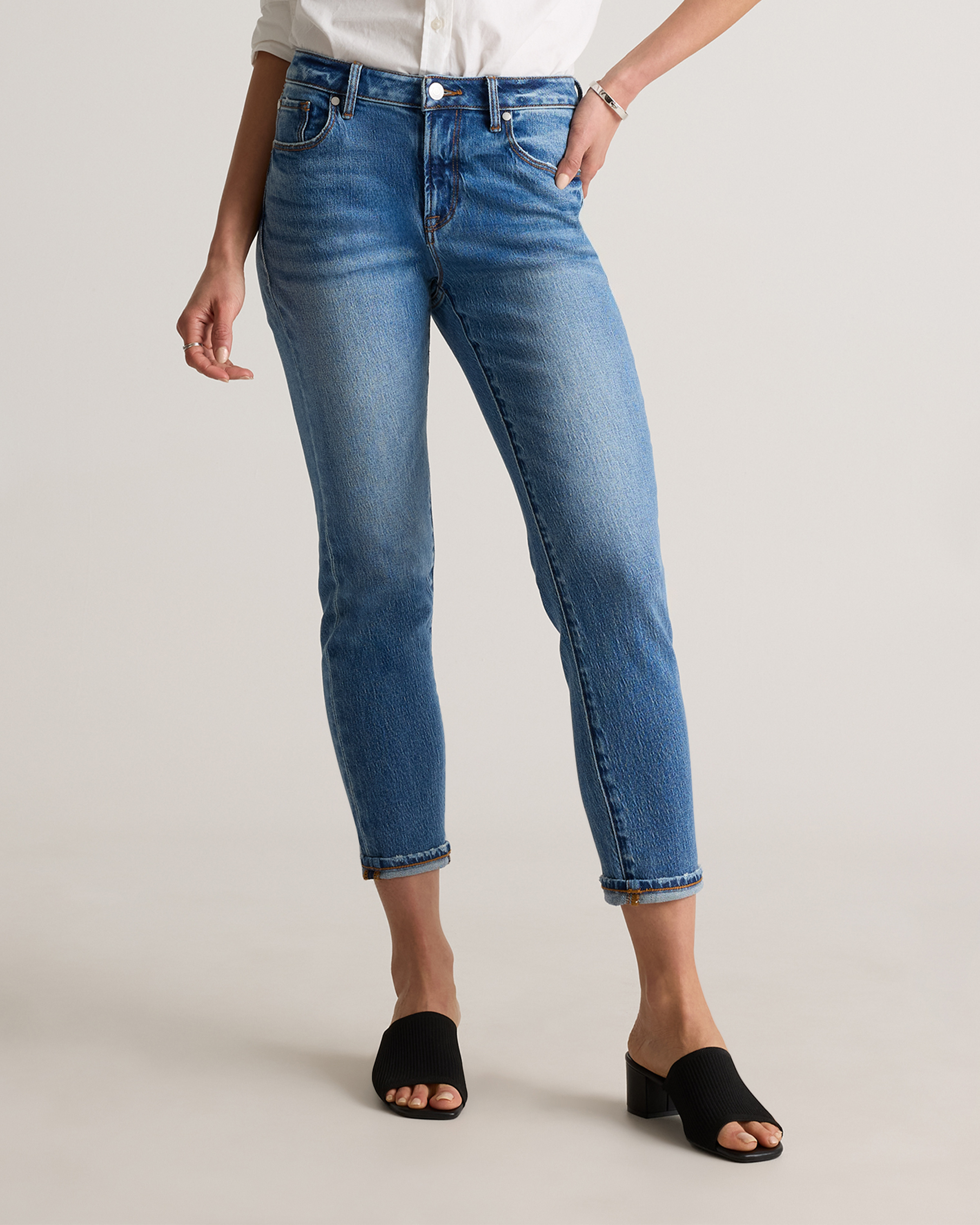 Luna Stretch Slim Boyfriend Jeans