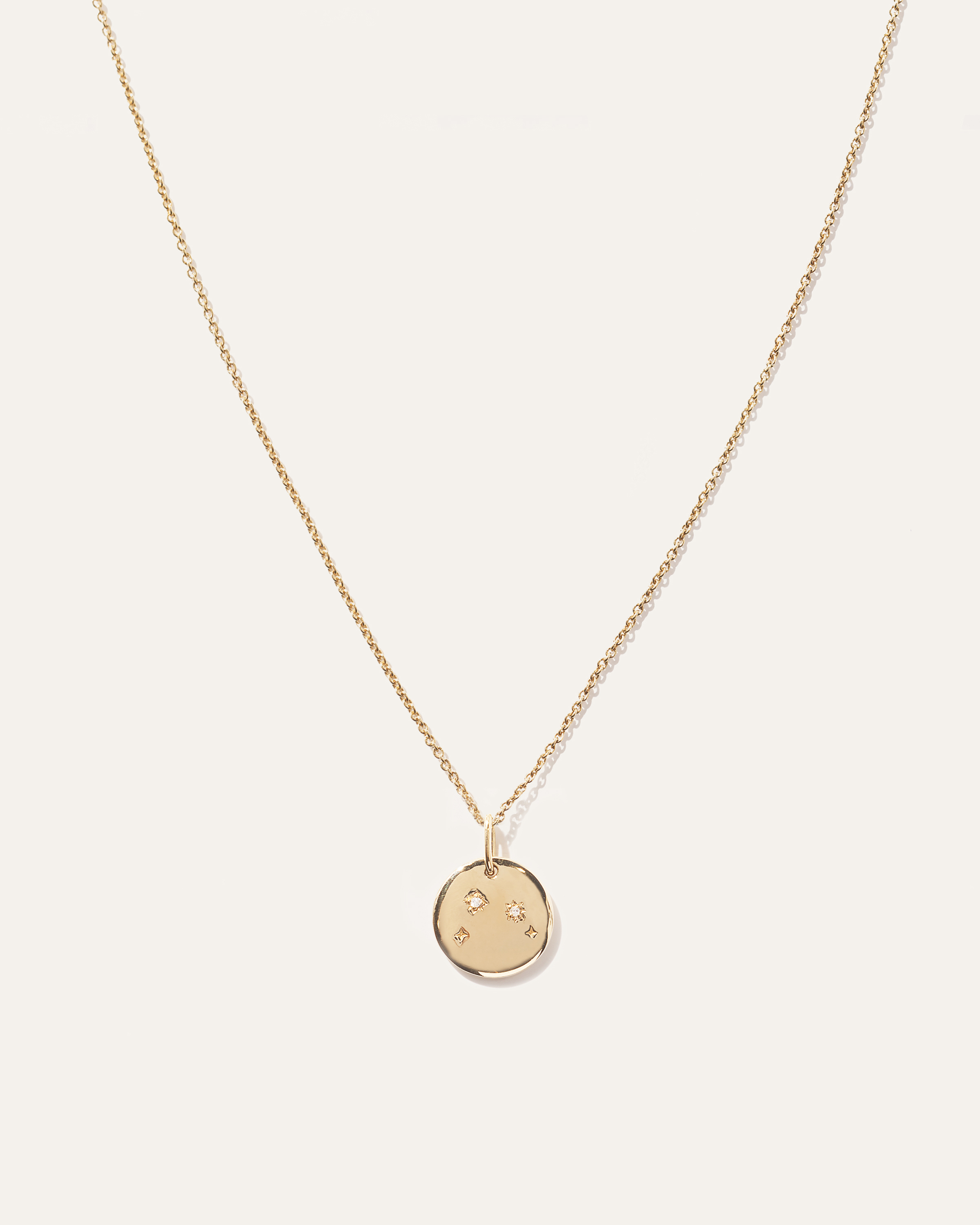 Quince Women's Zodiac Necklace In Gold