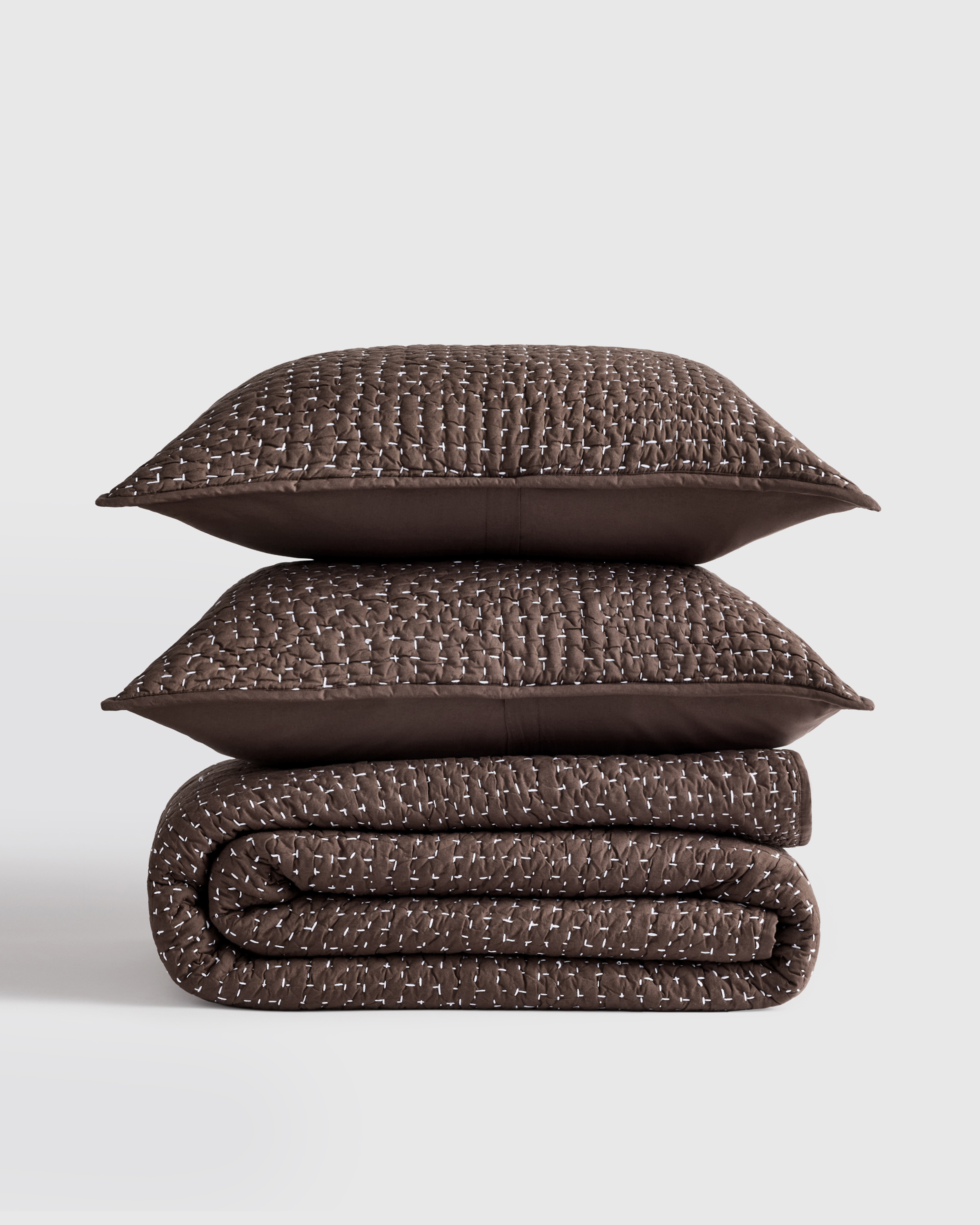 Organic Cotton Hand Stitched Quilt Set