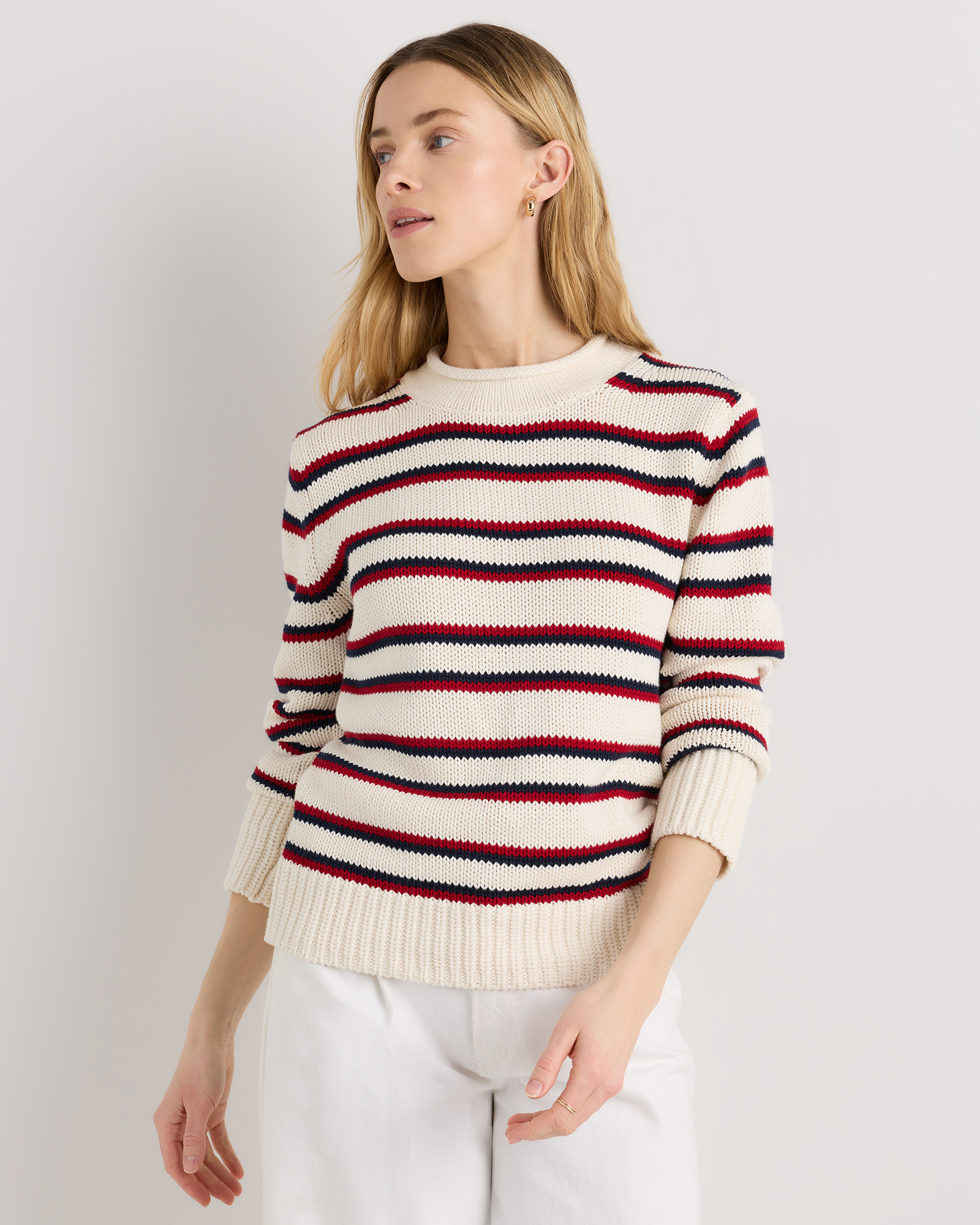 100% Organic Cotton Roll Neck Sweater