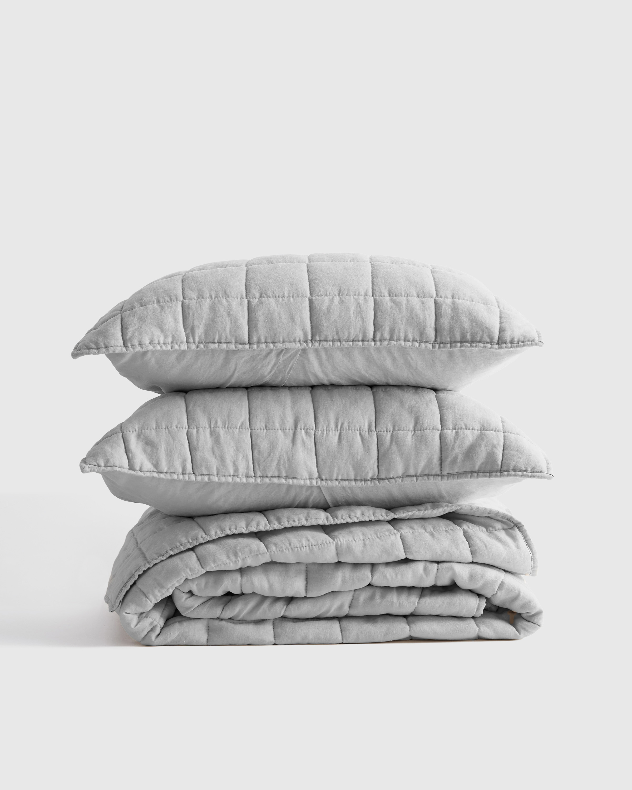 European Linen Box Quilt Set