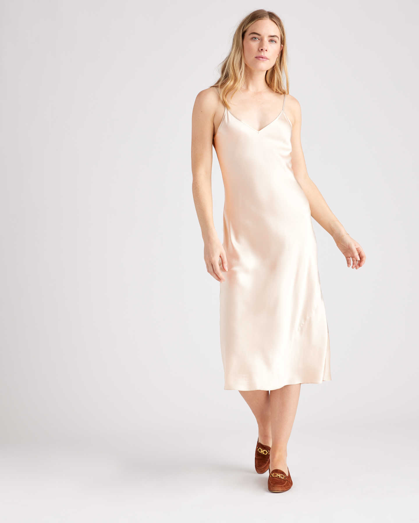100% Washable Silk Slip Dress
