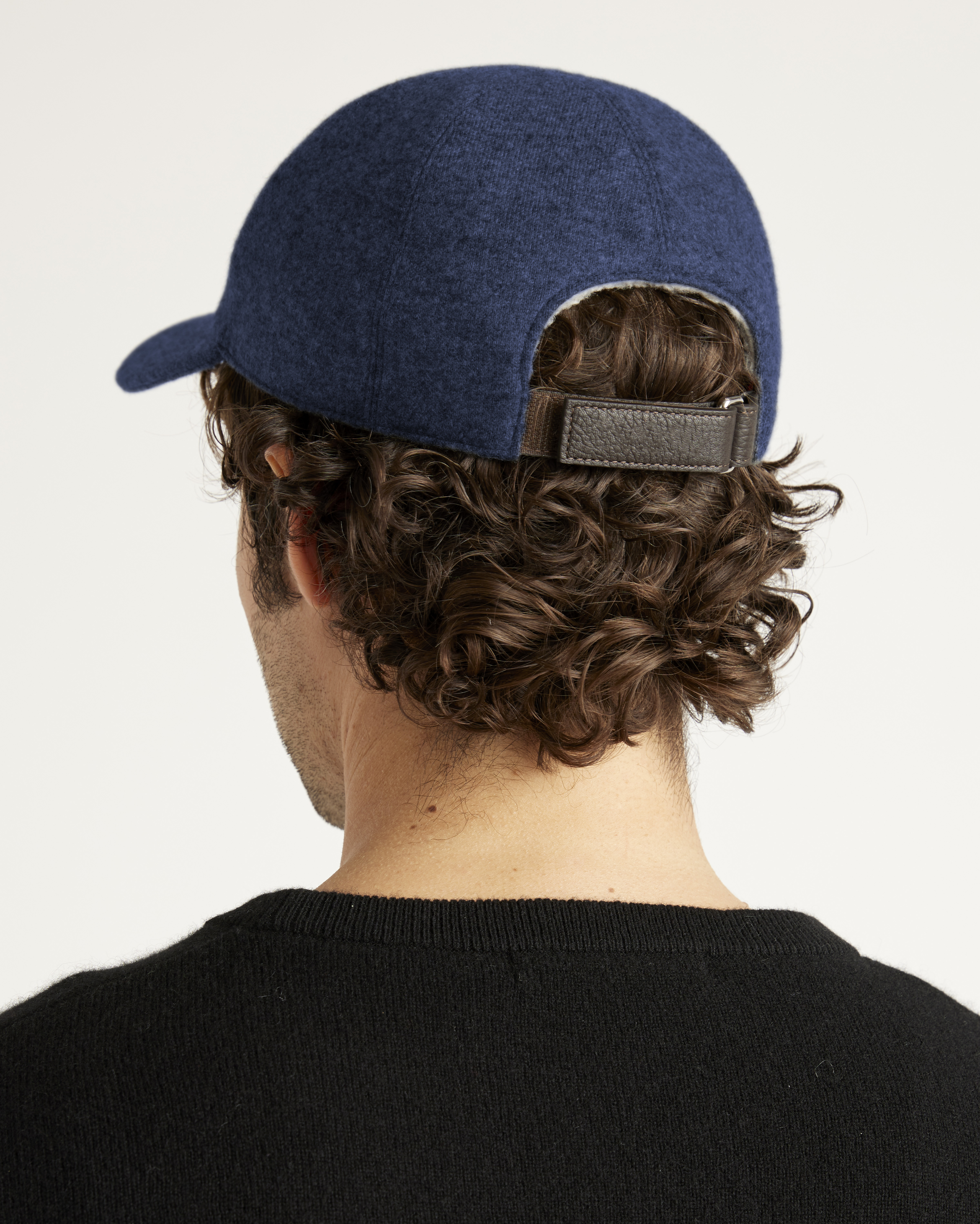 Logoless Cashmere Baseball Cap