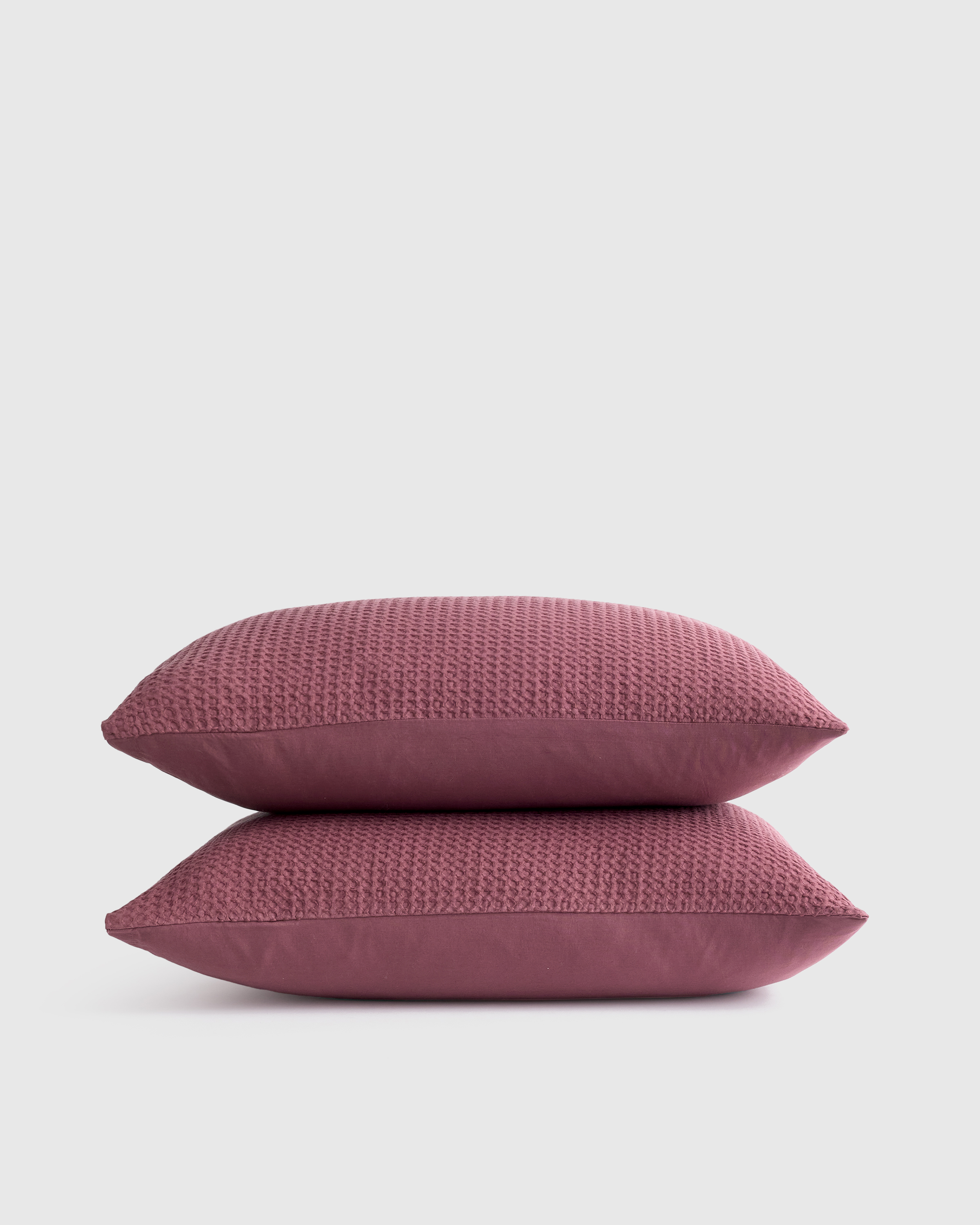 Organic Luxe Waffle Shams (Standard) by Quince