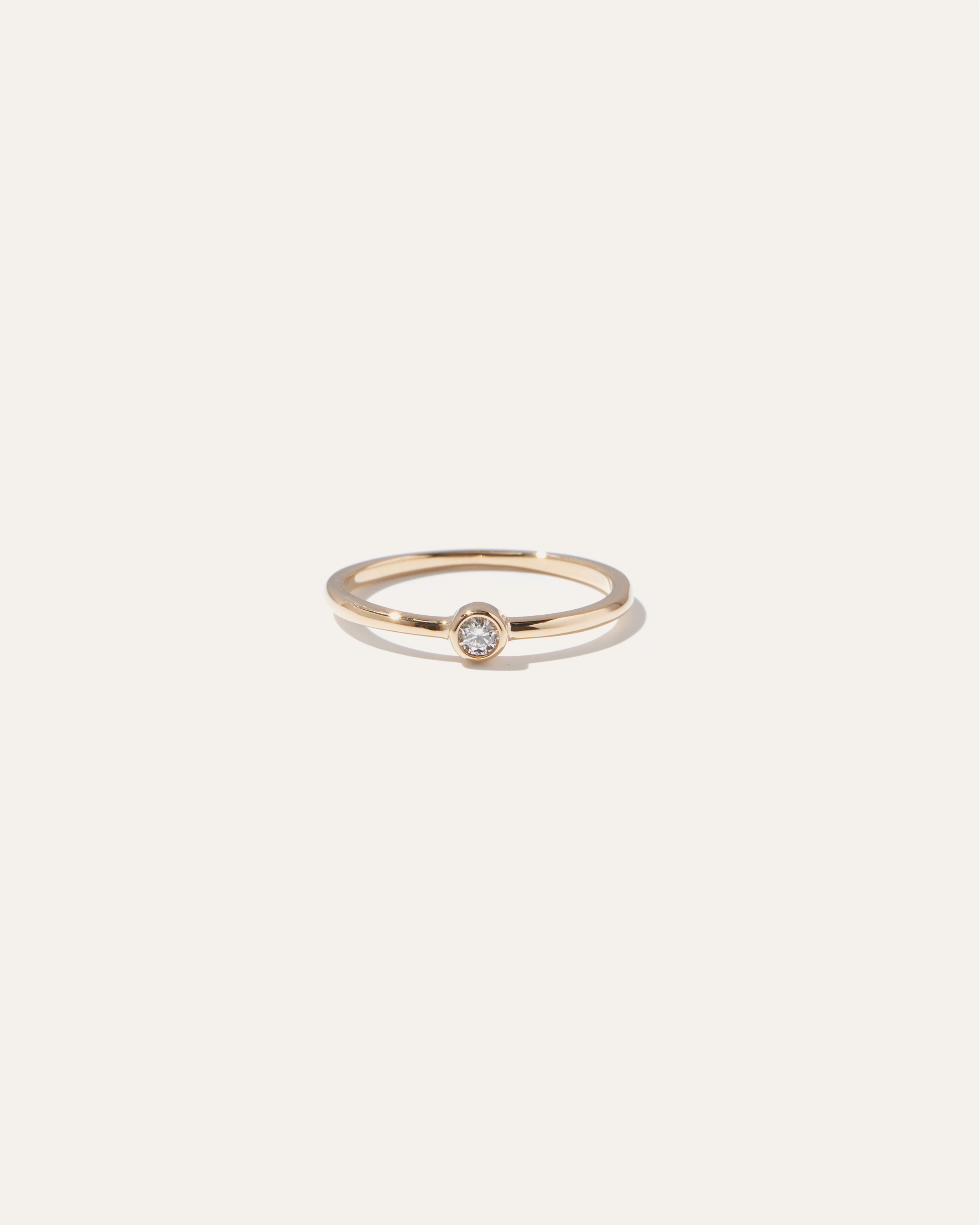 Quince  Women's 14K Gold Solo Diamond Twist Ring in Yellow Gold, Size 8 -  Yahoo Shopping