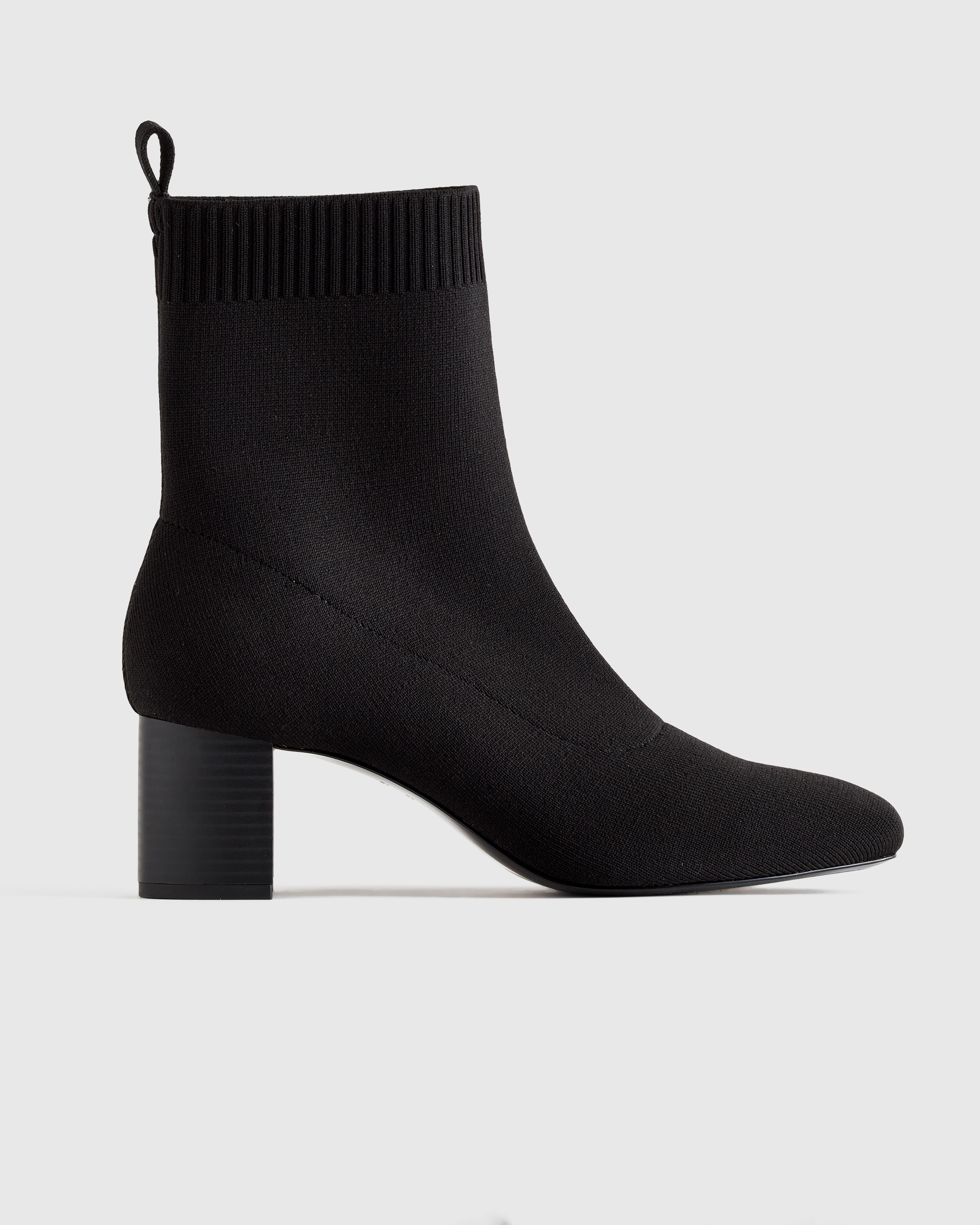 Eco Knit Heeled Bootie