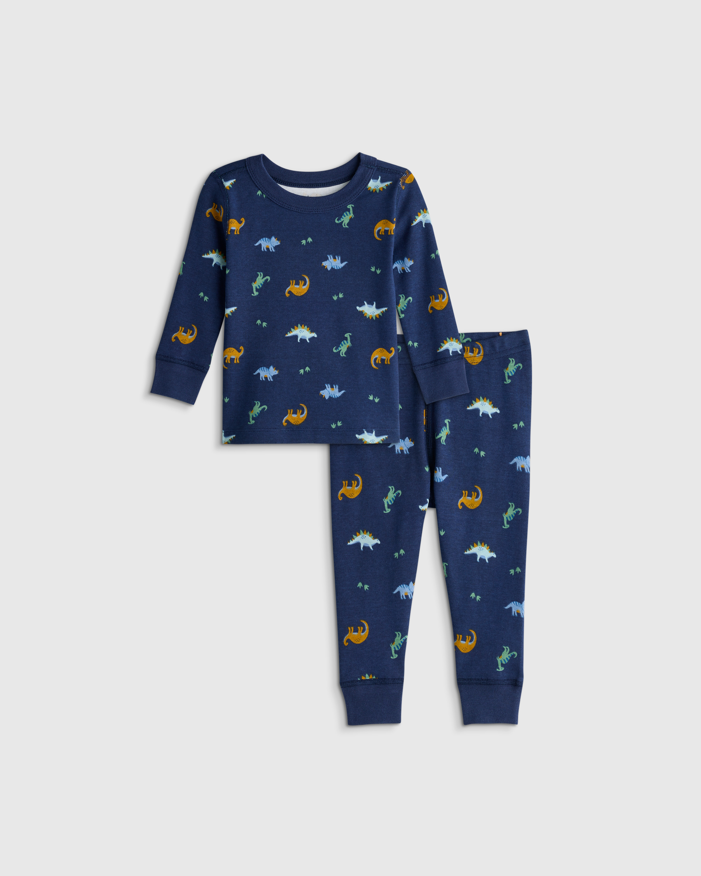 100% Organic Cotton Long Sleeve and Pant Pajama Set