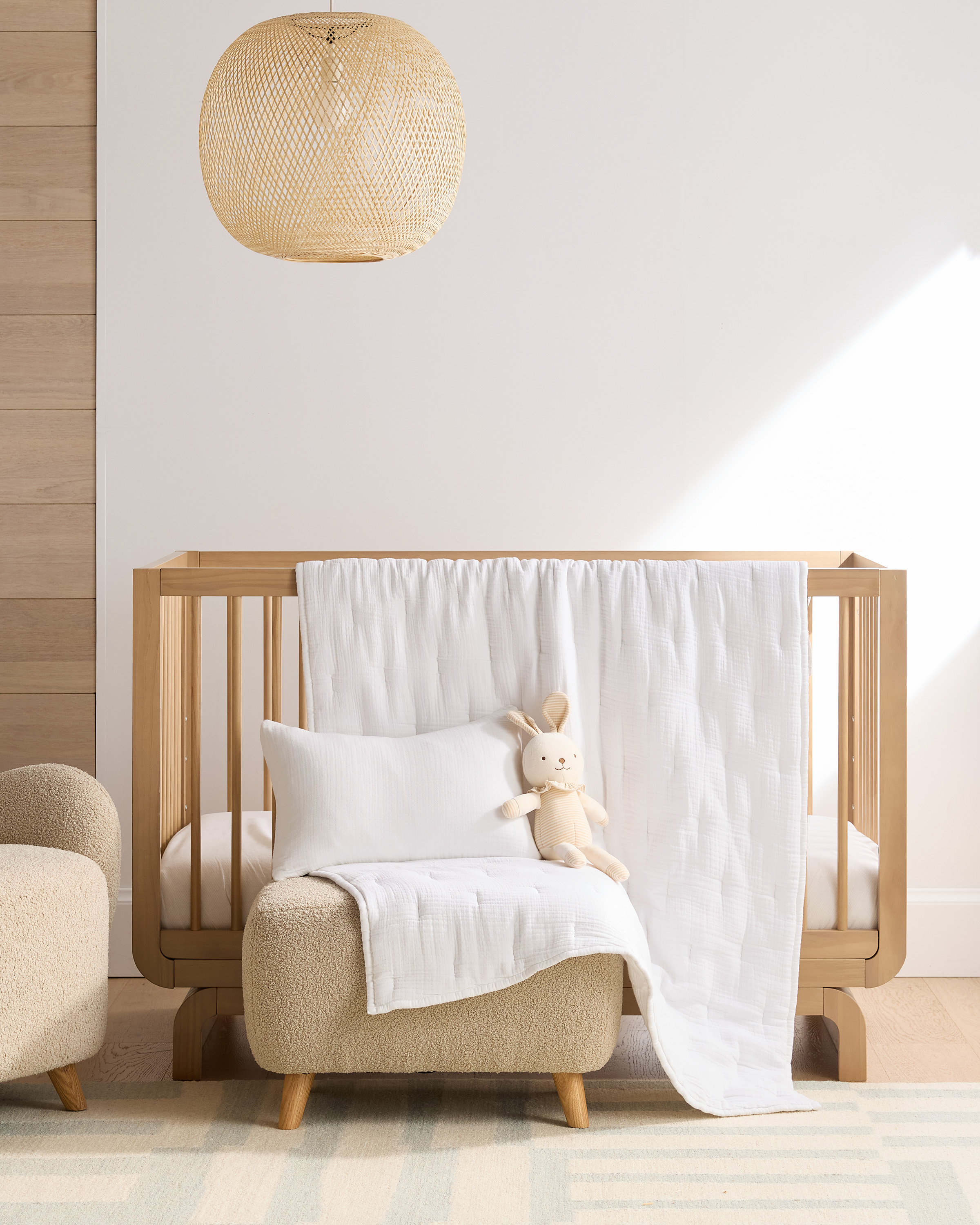 Organic Airy Gauze Toddler Quilt & Sham Set - thumbnail 2