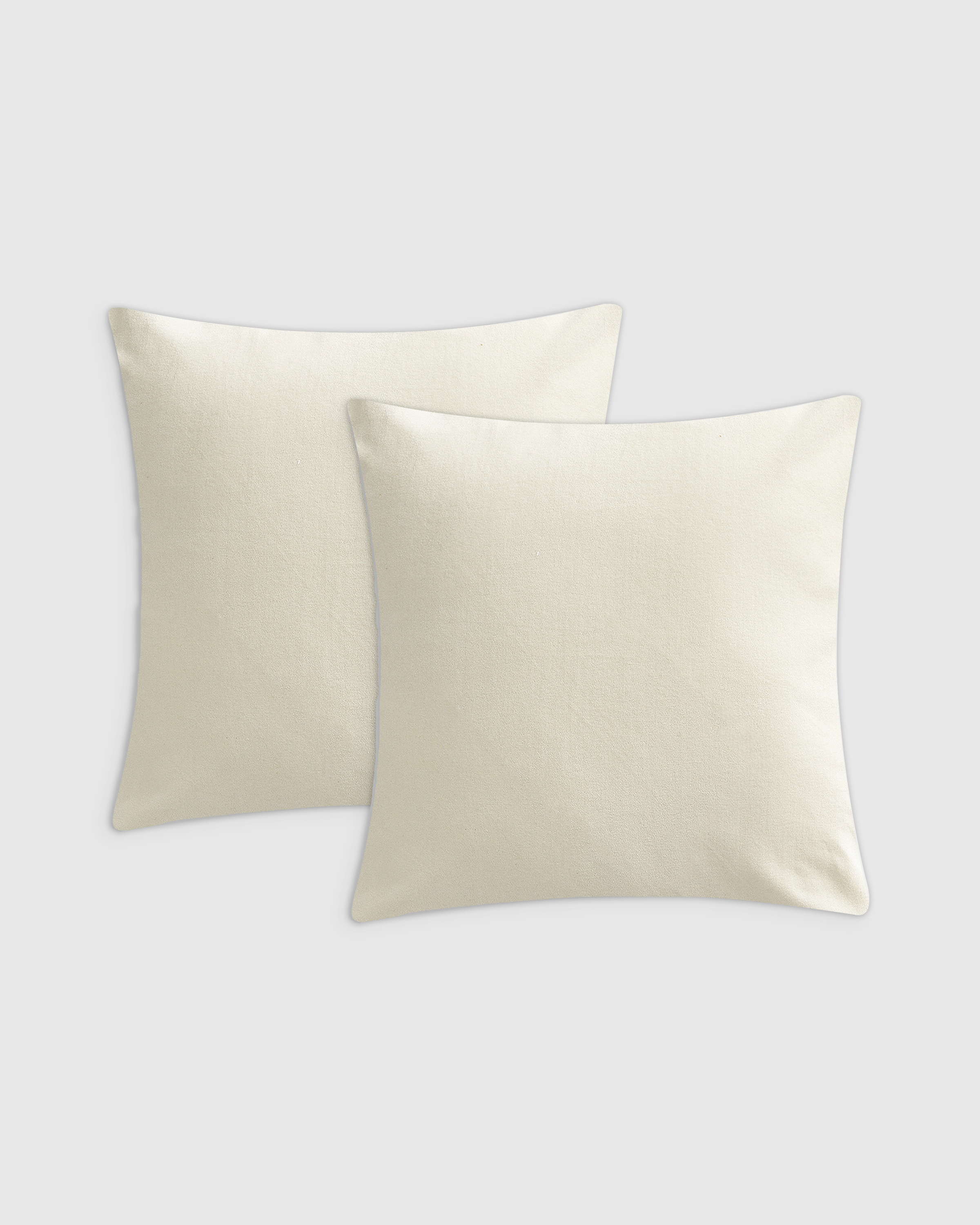 Quince Washed Velvet Pillow Cover Set Of 2 In Neutral