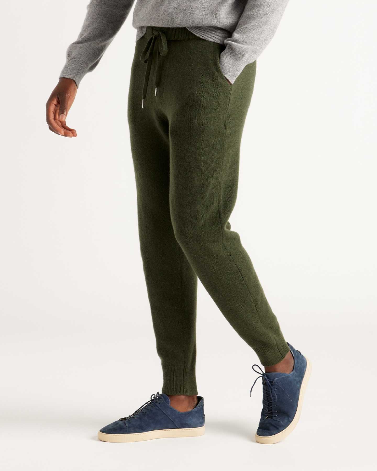 Pair With - Mongolian Cashmere Jogger - Olive