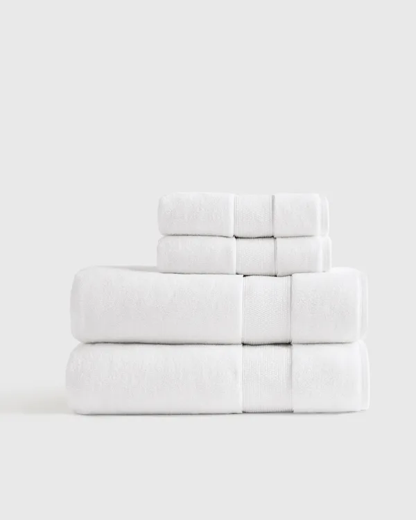 Classic Organic Turkish Cotton Bath Sheet Bundle (4 pieces)