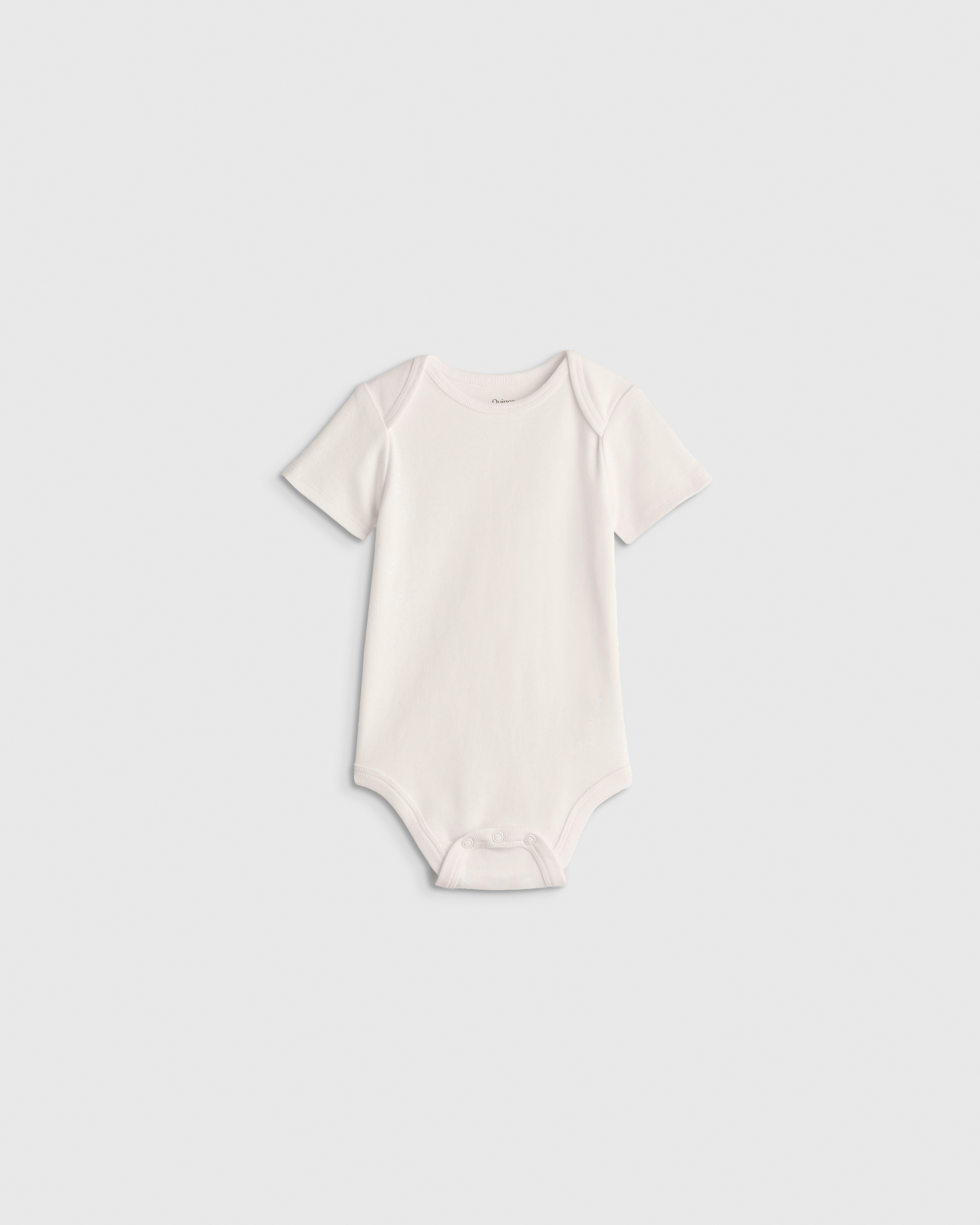 100% Organic Cotton Short Sleeve Bodysuit 
