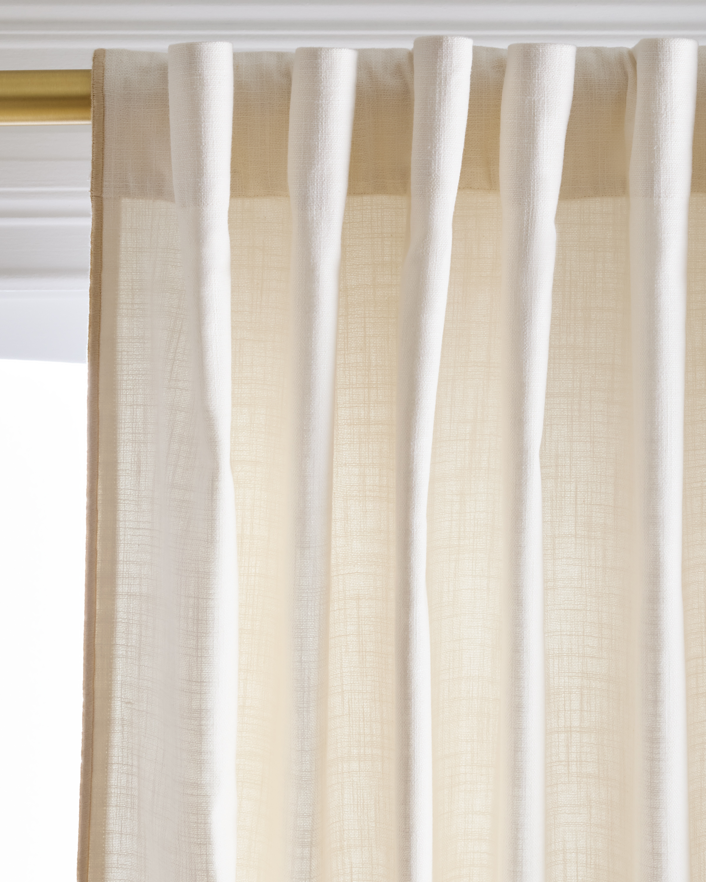 Piped Edge Cotton Curtain - thumbnail 8