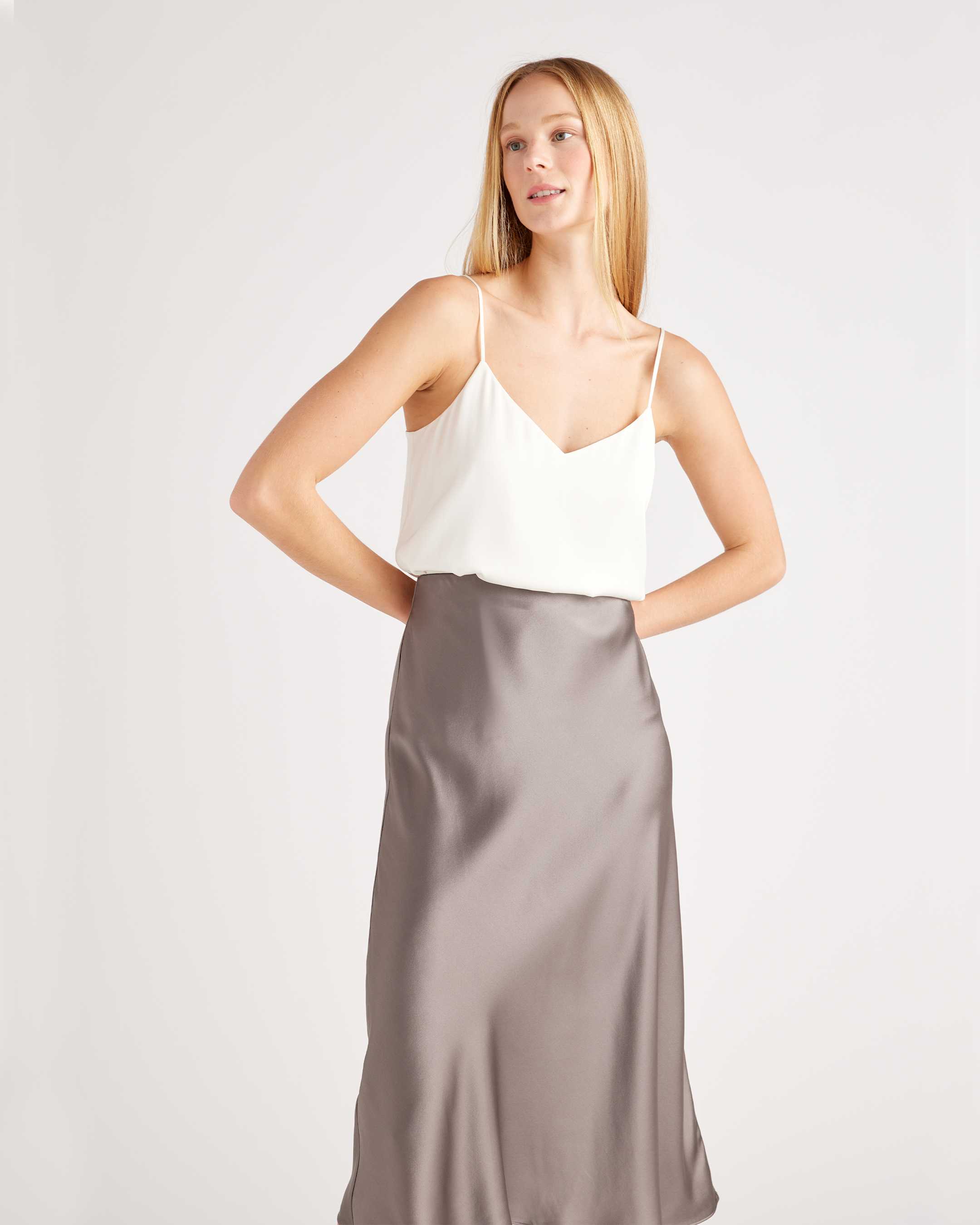 frame silk cami