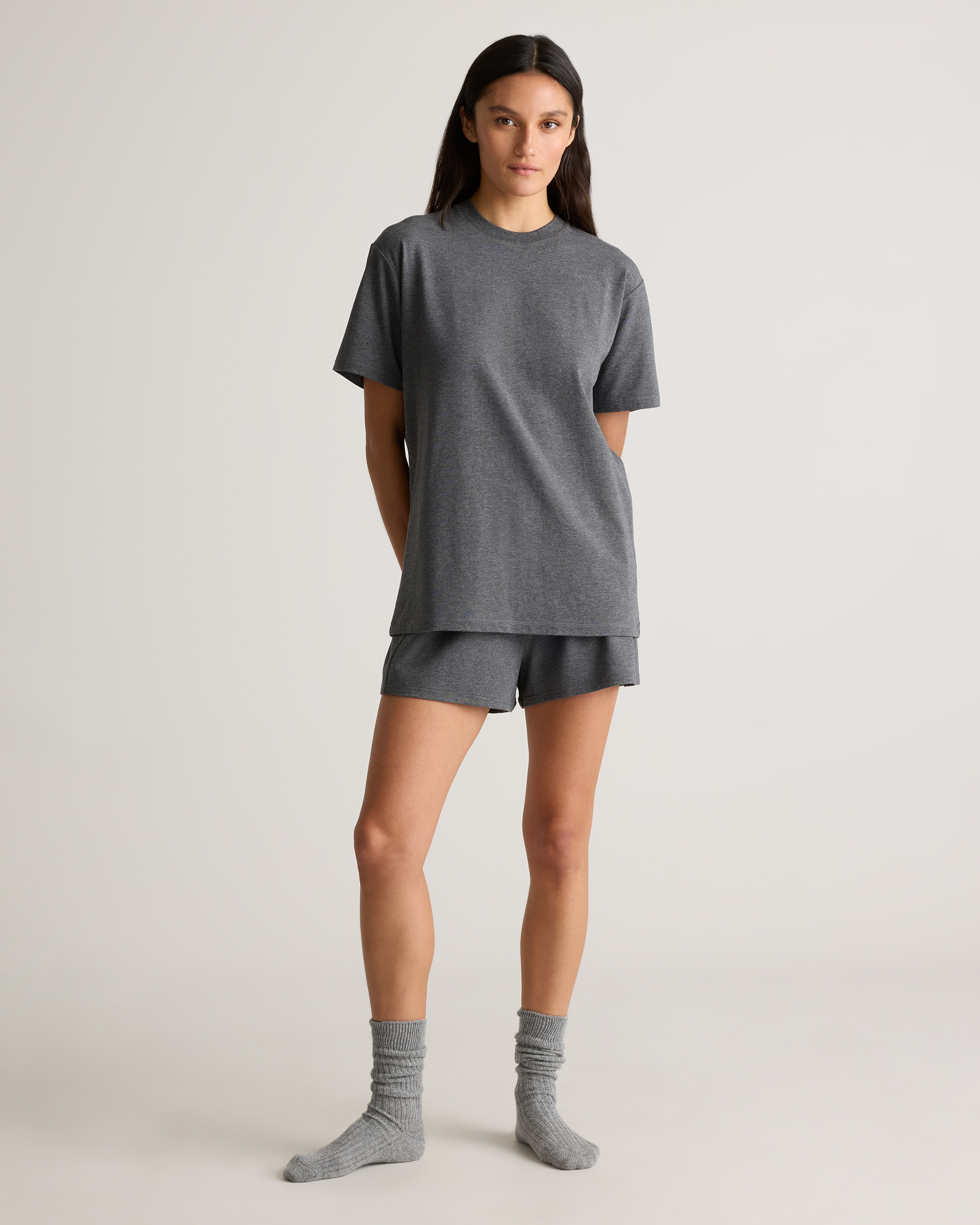Dream Lounge Oversized Short Sleeve Pajama Set