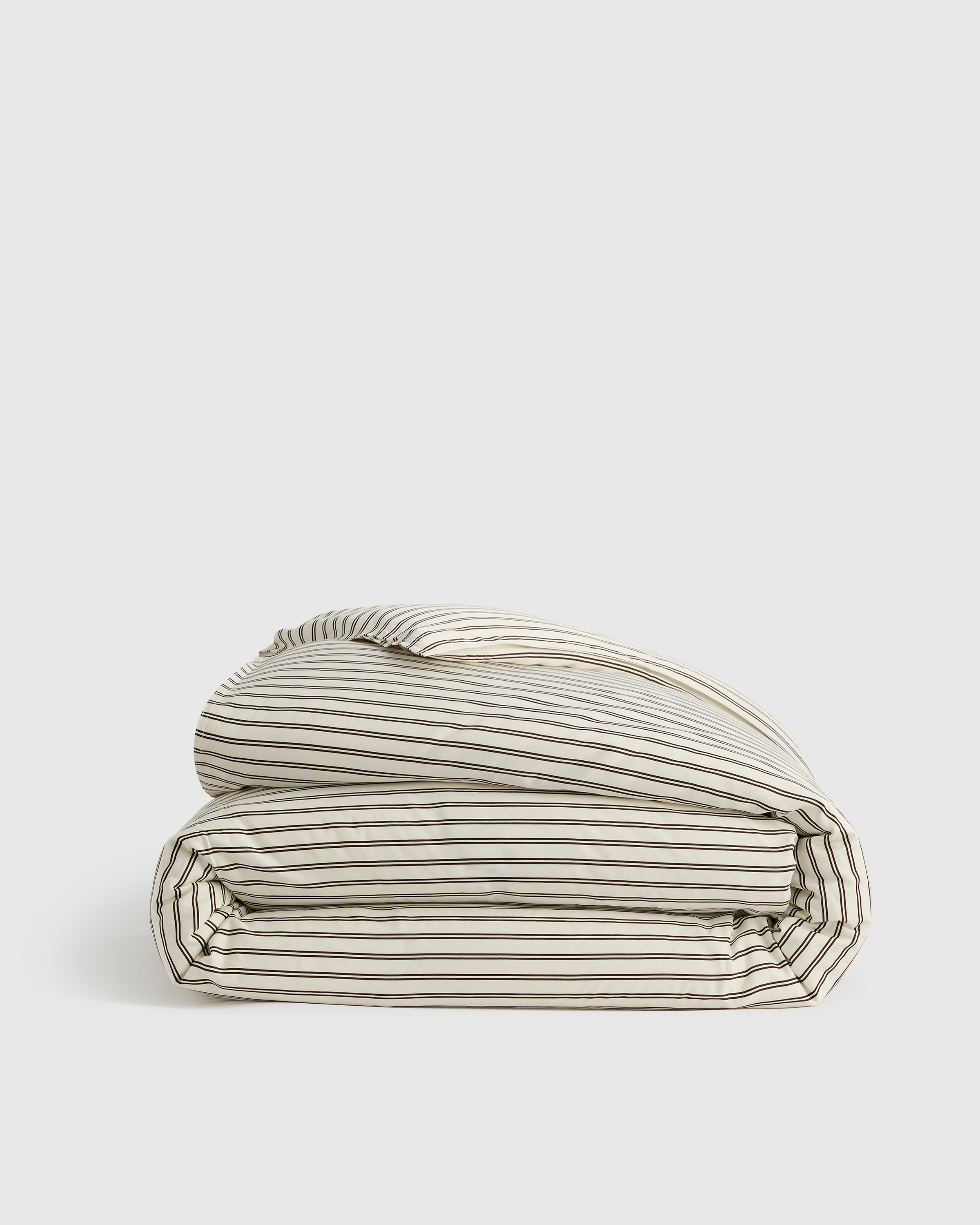 Bamboo Stripe Duvet Cover (Twin) by Quince