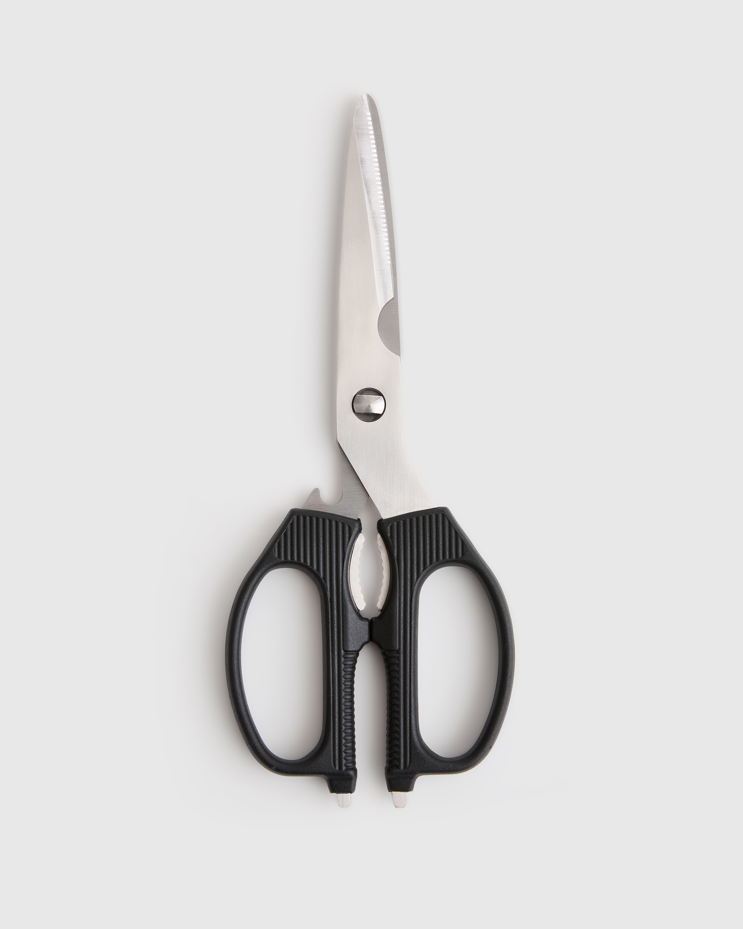 Essential Steel Kitchen Shears in Black