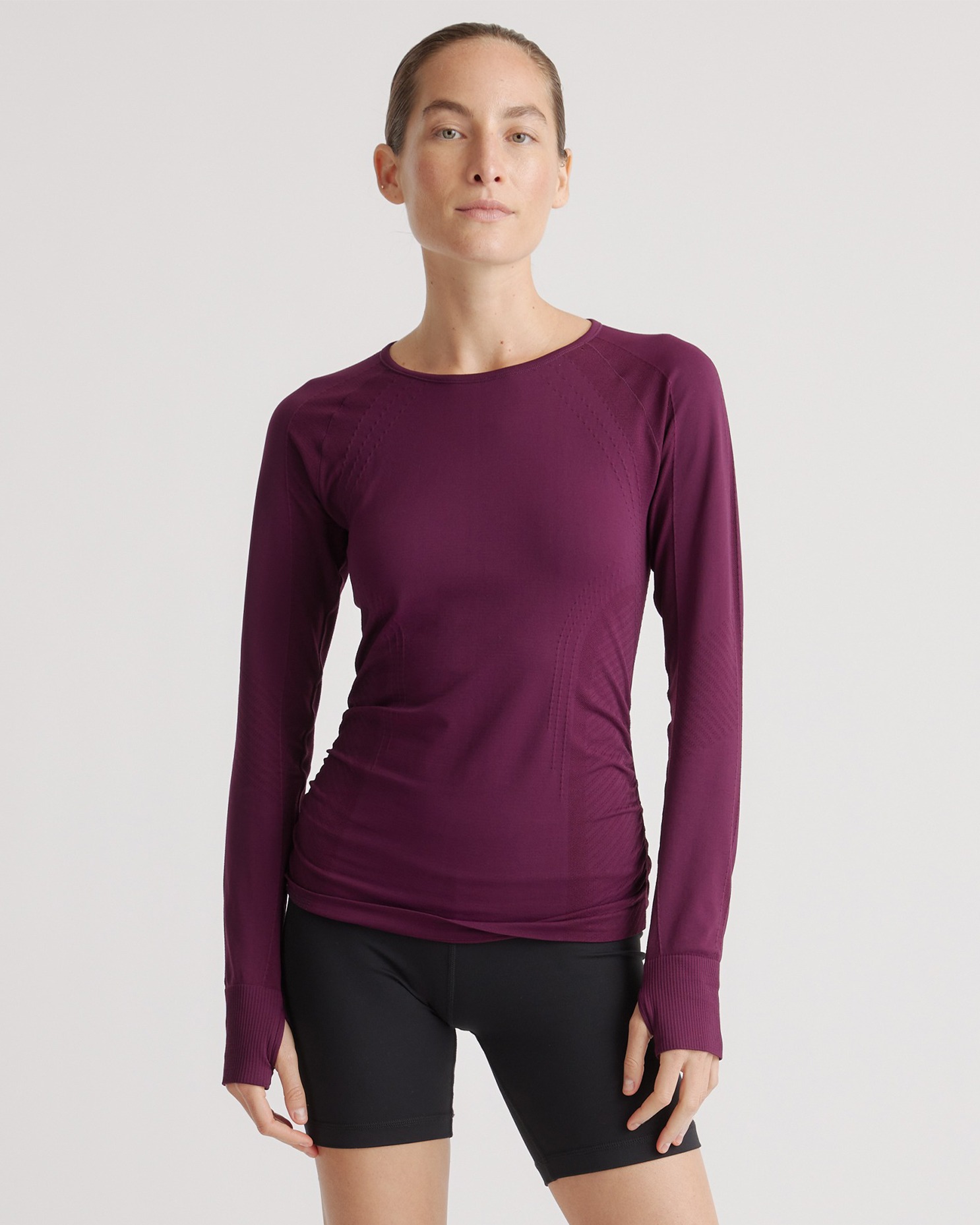 Elevate Long Sleeve Ruched Top