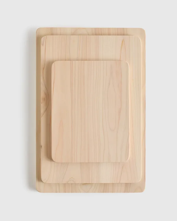 Hinoki Wood Cutting Boards (Set of 3)