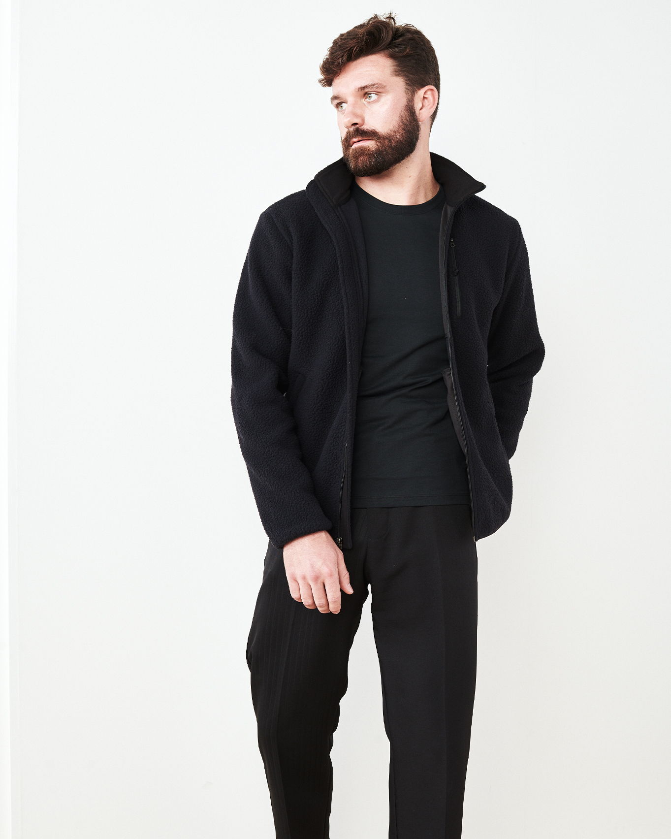 Men's Recycled Sherpa Fleece Jacket 
