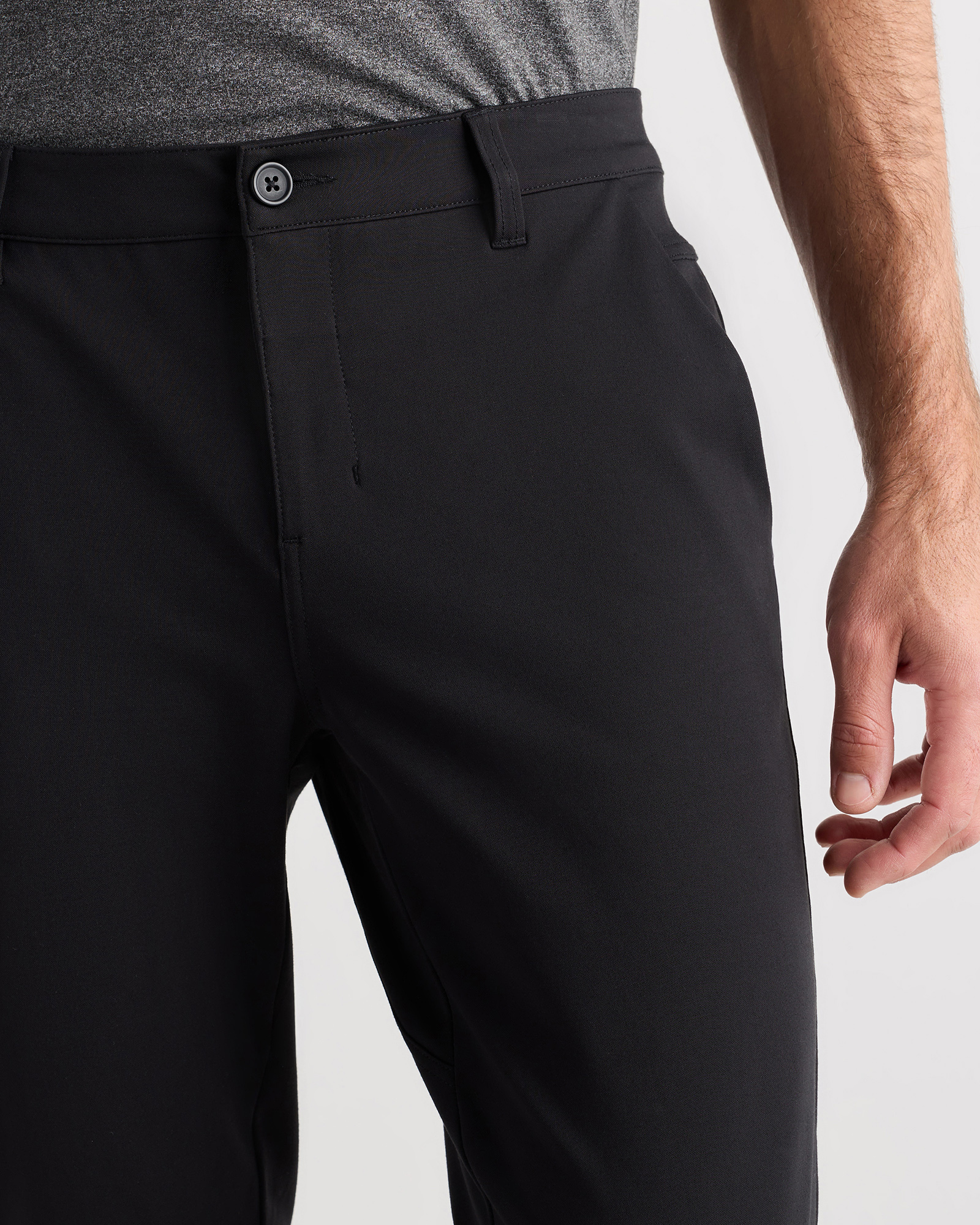 Clubhouse Tapered Golf Pant in Dark Coal