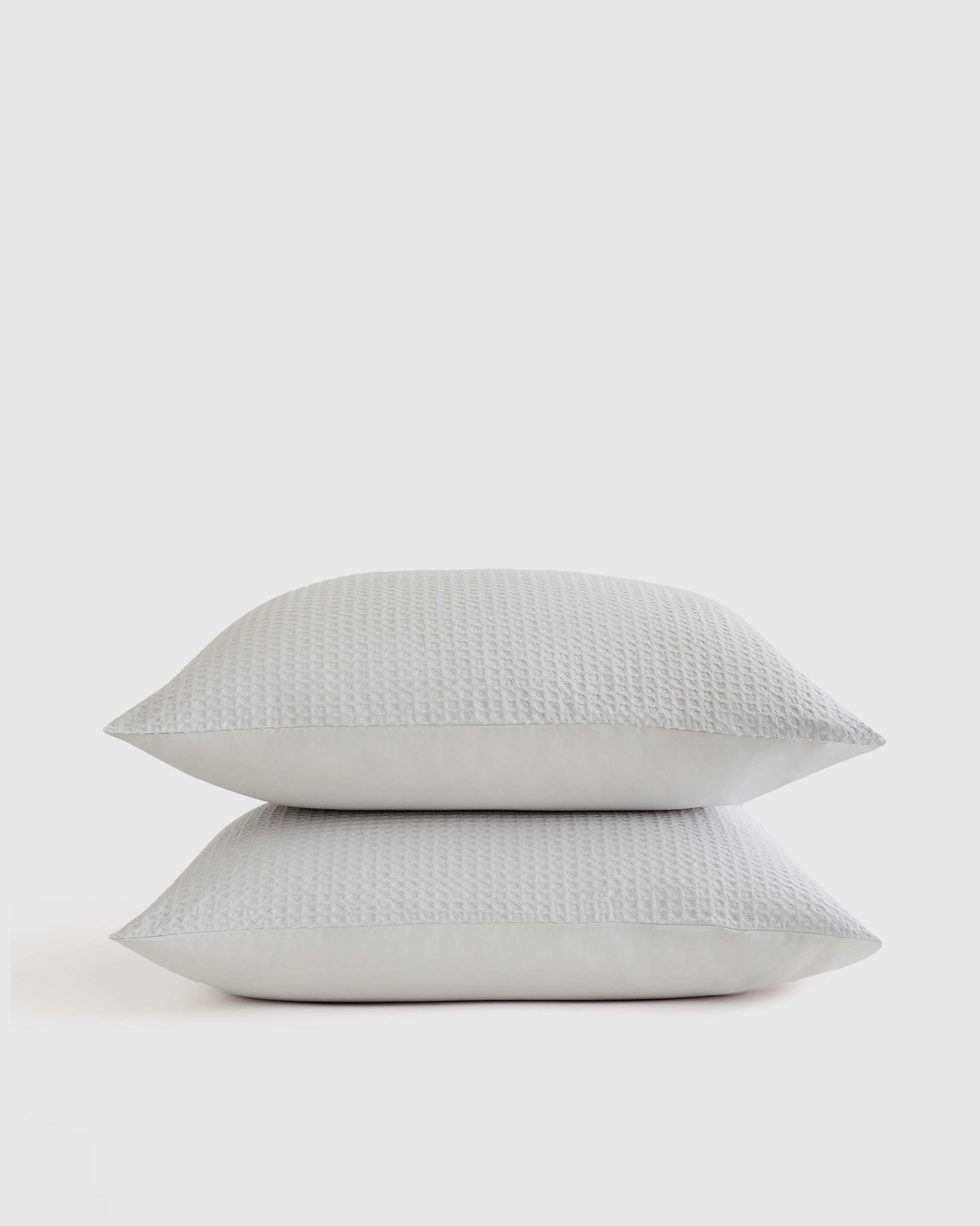 Organic Luxe Waffle Shams - Standard - Green